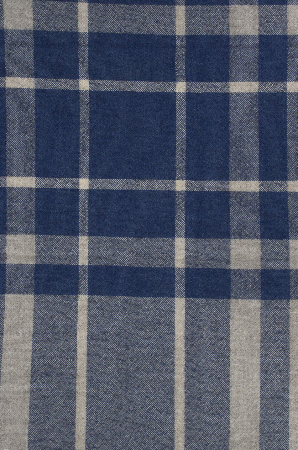 Philippa wool blend checked stole