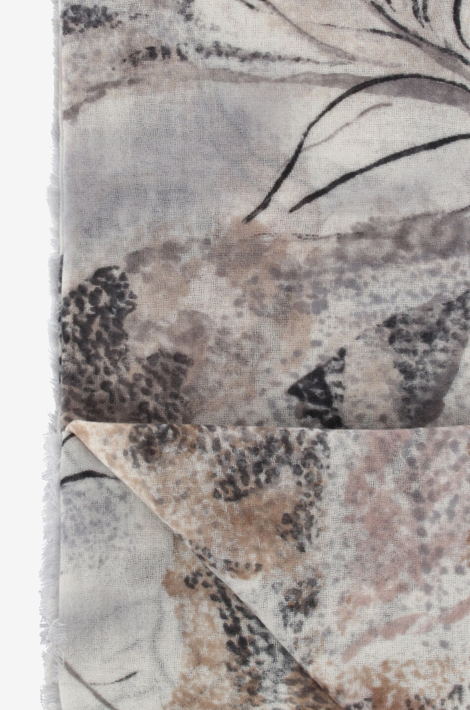 Stola mit Blattwerk-Print Dianora