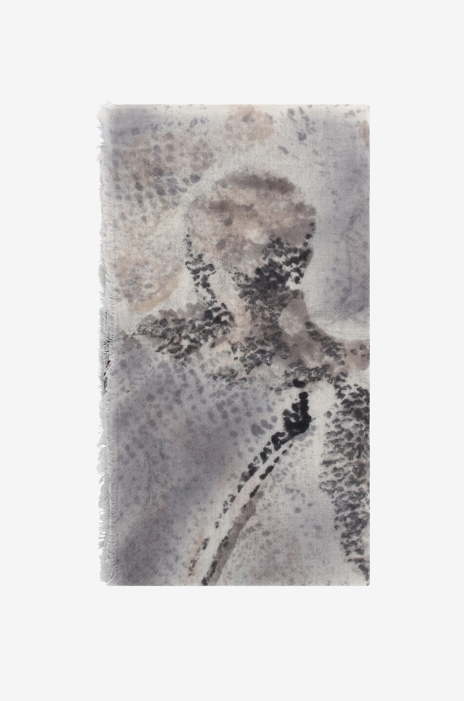 Dianora foliage print shawl