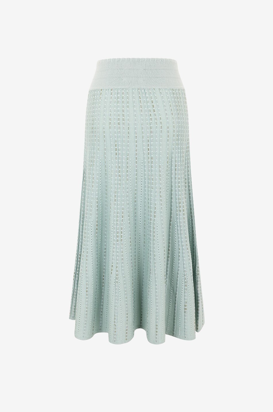 Jupe midi évasée en maille bijou Bamba