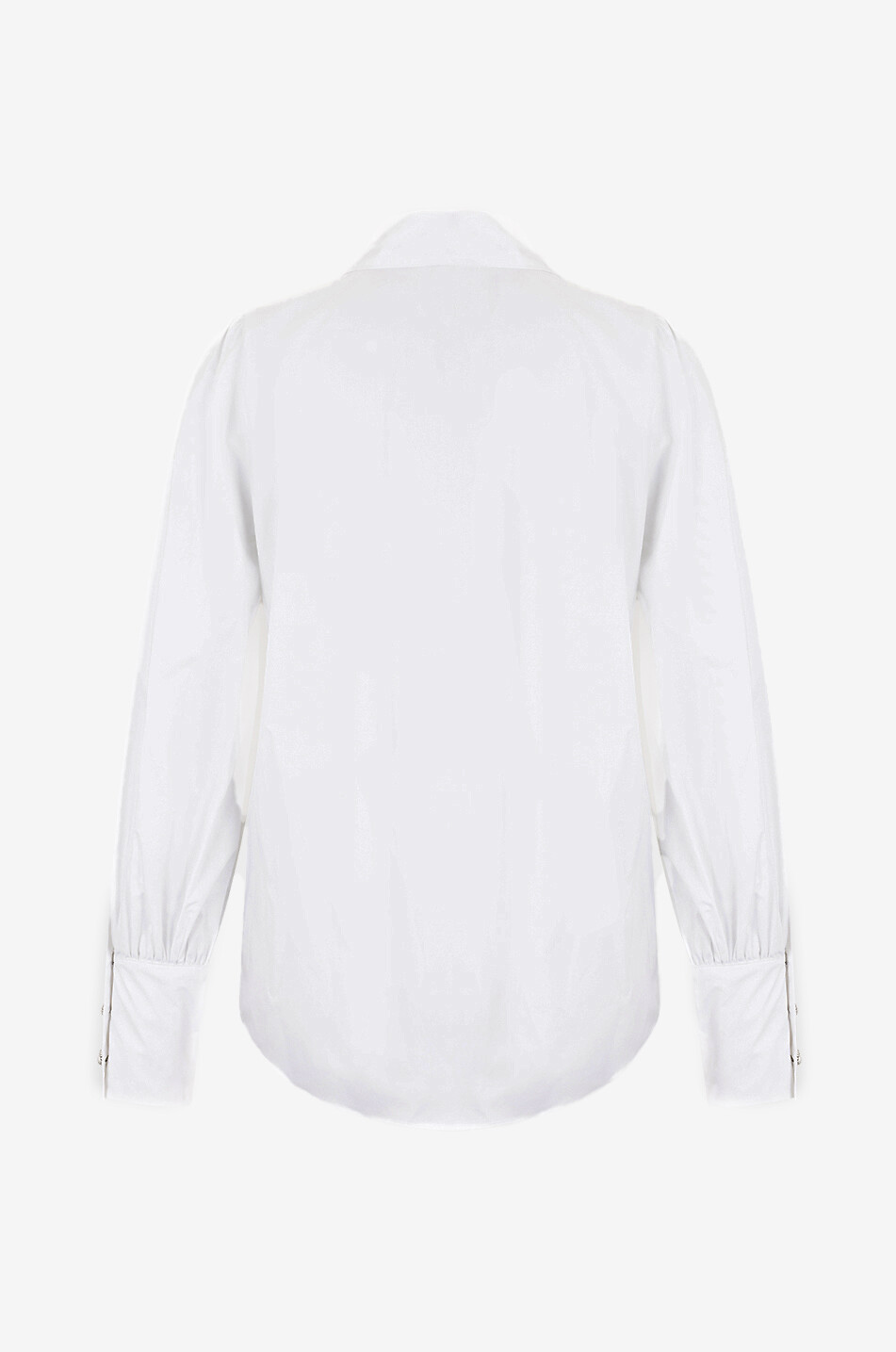 Anael poplin shirt with decorative buttons
