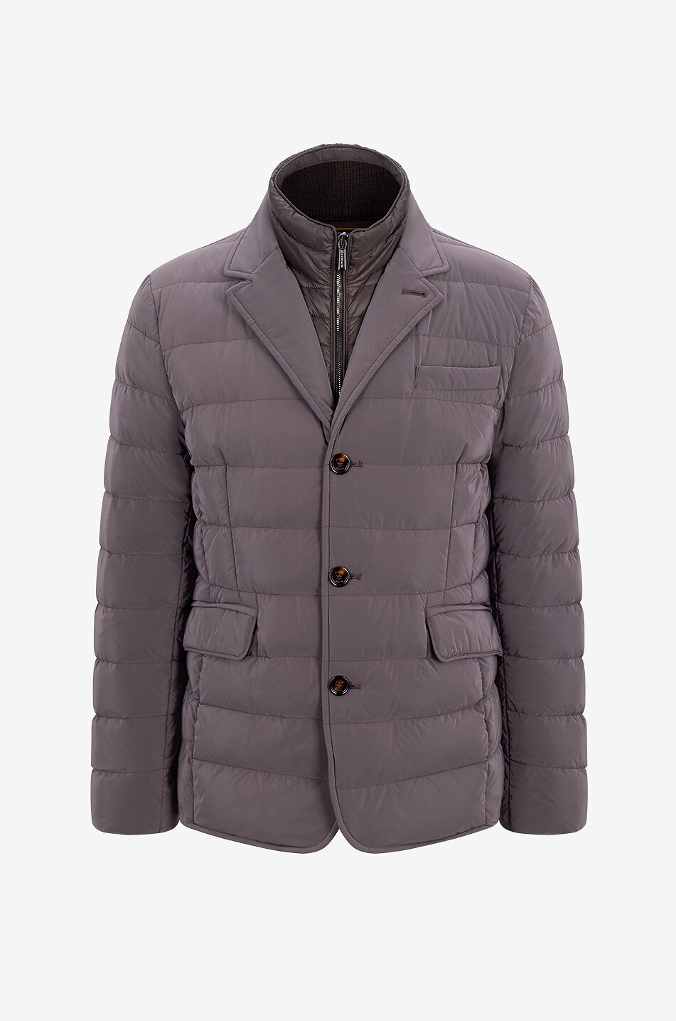MOORER Nomos-Os puffer jacket Men BROWN 1