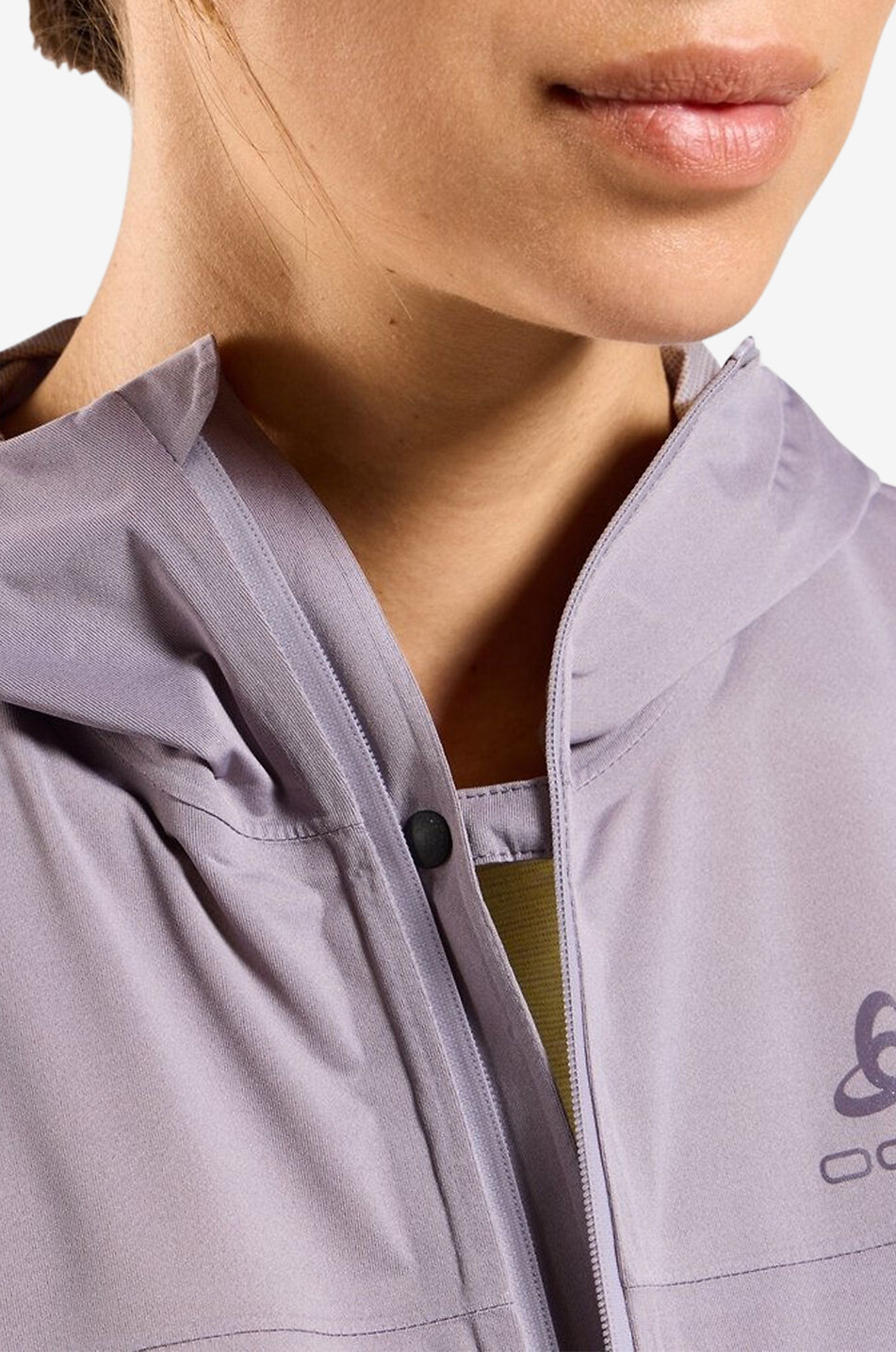 ODLO Wasserdichte Running-Jacke Zeroweight Damen GRAU 5