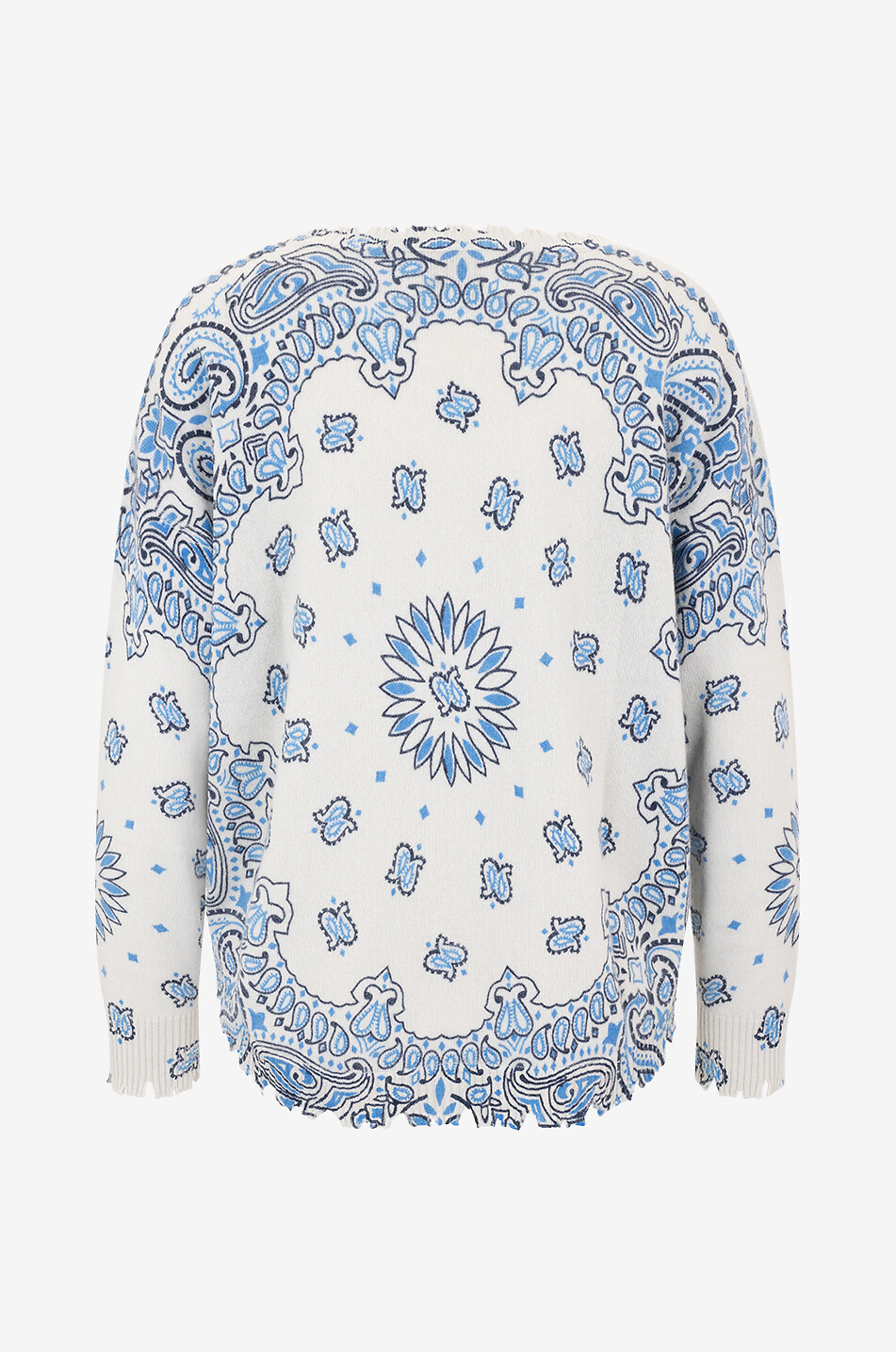 KUJTEN Pull en cachemire Mela Bandana Bico Femme BLEU 2