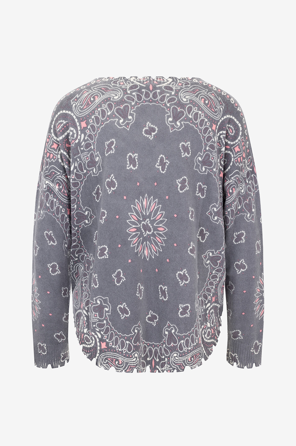 KUJTEN Pull en cachemire Mela Bandana Bico Femme GRIS 2