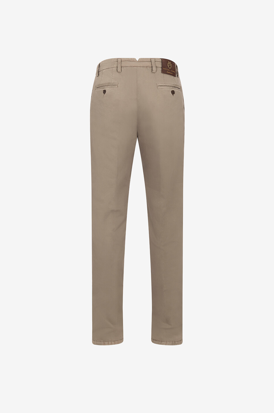 RICHARD J. BROWN Slim-Fit-Hose aus Baumwolle und Kaschmir Singapore Herren BRAUN 2