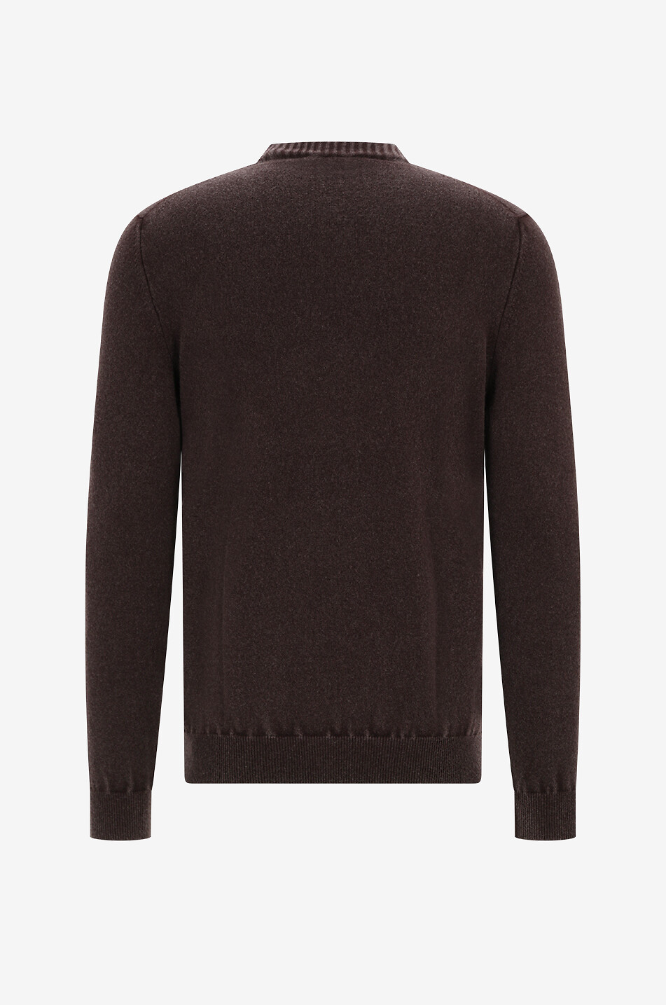 FEDELI Pullover mit Rundhalsausschnitt aus Kaschmir Argentina Herren DUNKELBRAUN 2