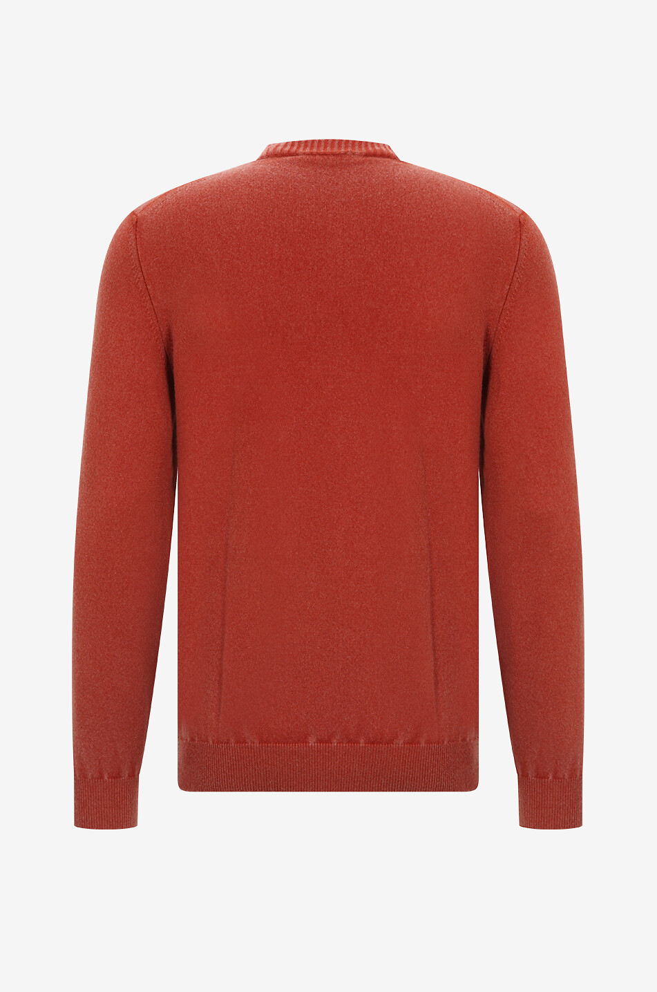 FEDELI Pullover mit Rundhalsausschnitt aus Kaschmir Argentina Herren MITTELORANGE 2