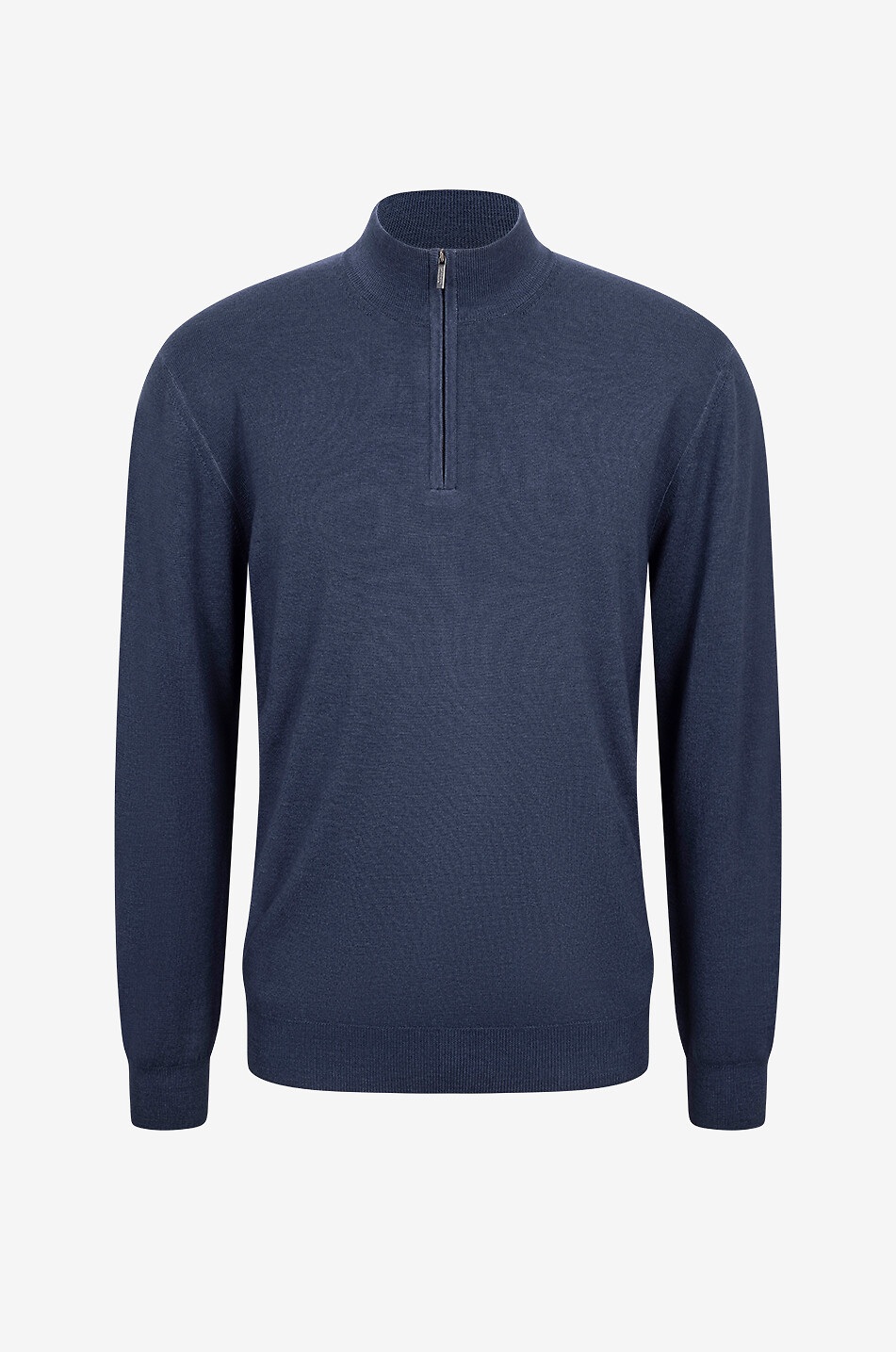 Pullover mit Stehkragen aus Schurwolle