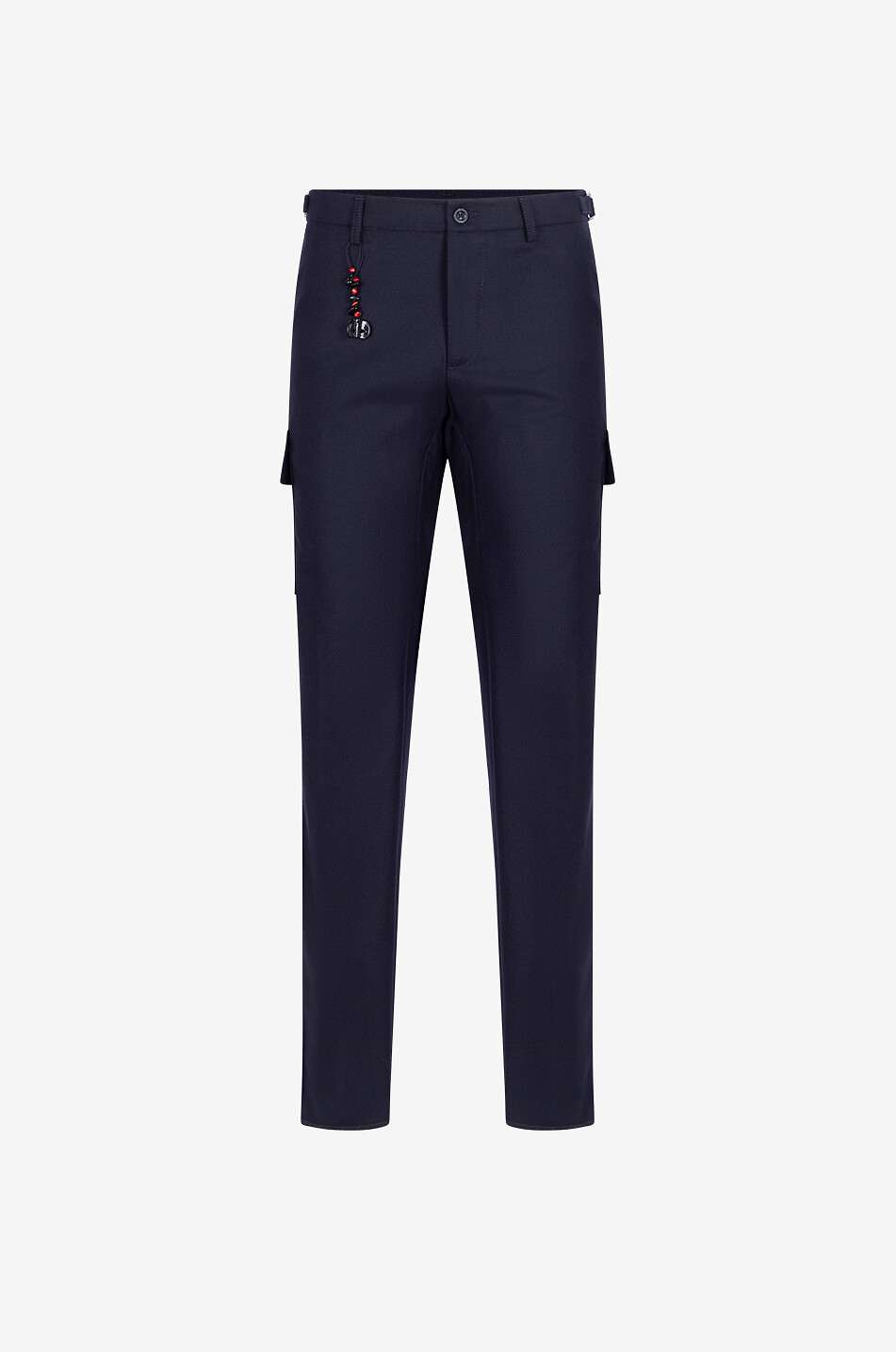 Pompei slim fit cargo virgin wool trousers