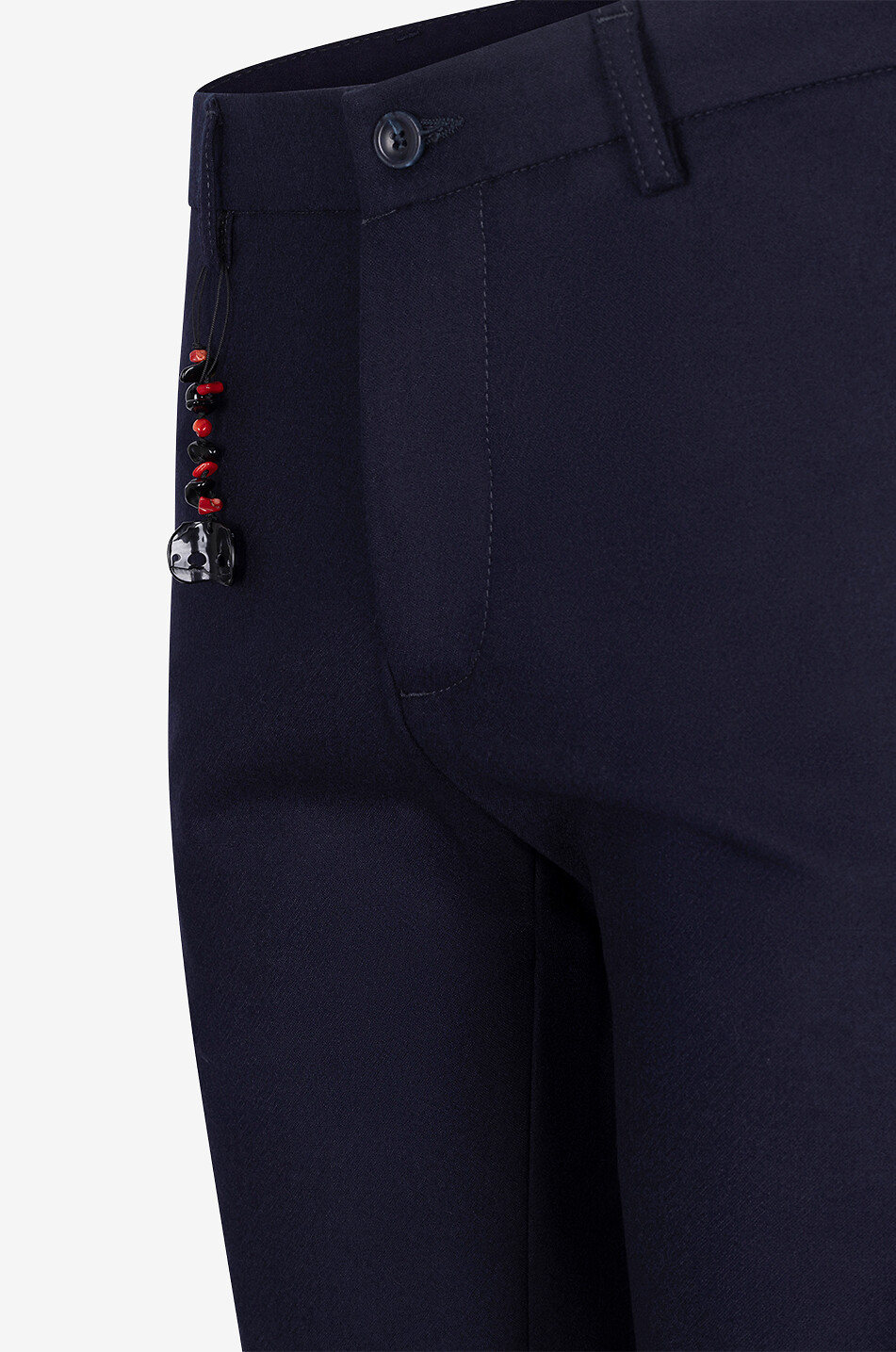 MARCO PESCAROLO Pompei slim fit cargo virgin wool trousers Men DARK BLUE 3