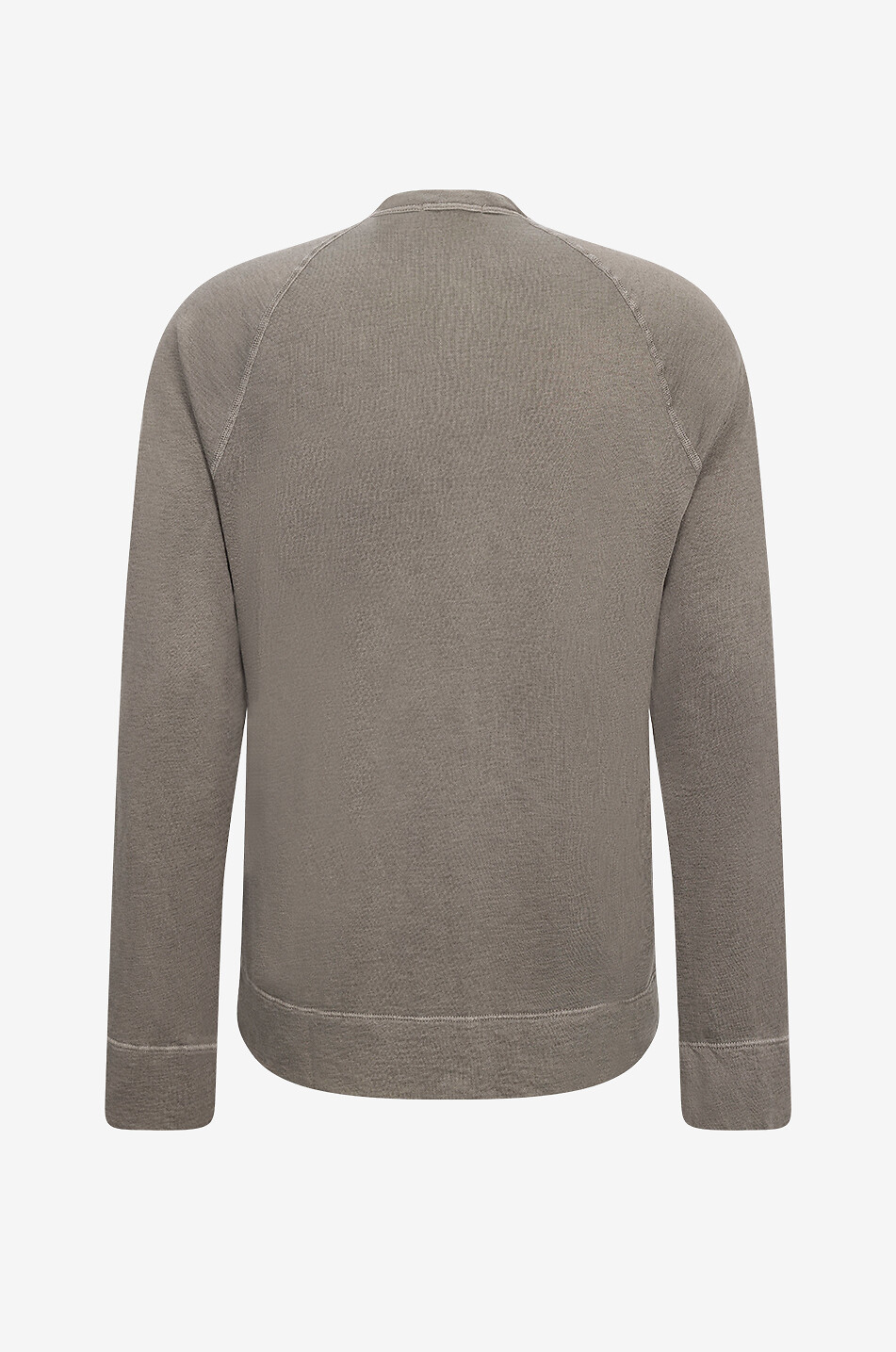 JAMES PERSE Sweat-shirt à col rond jersey flammé Homme VERT 2