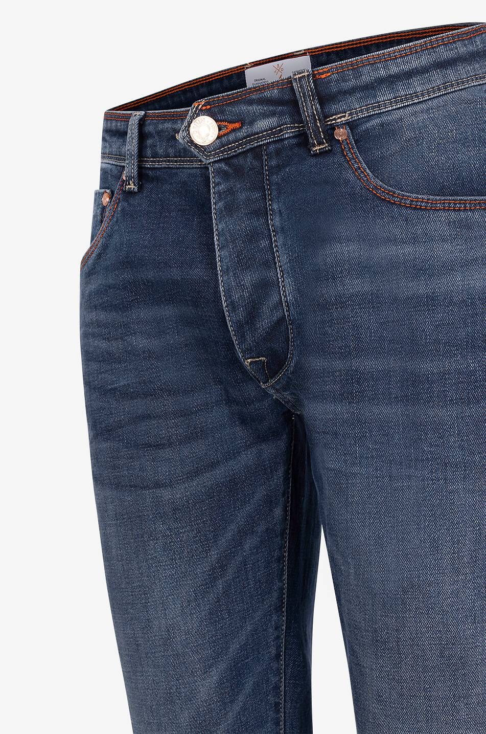 ACE DENIM Jean slim en coton Homme BLEU MOYEN 3
