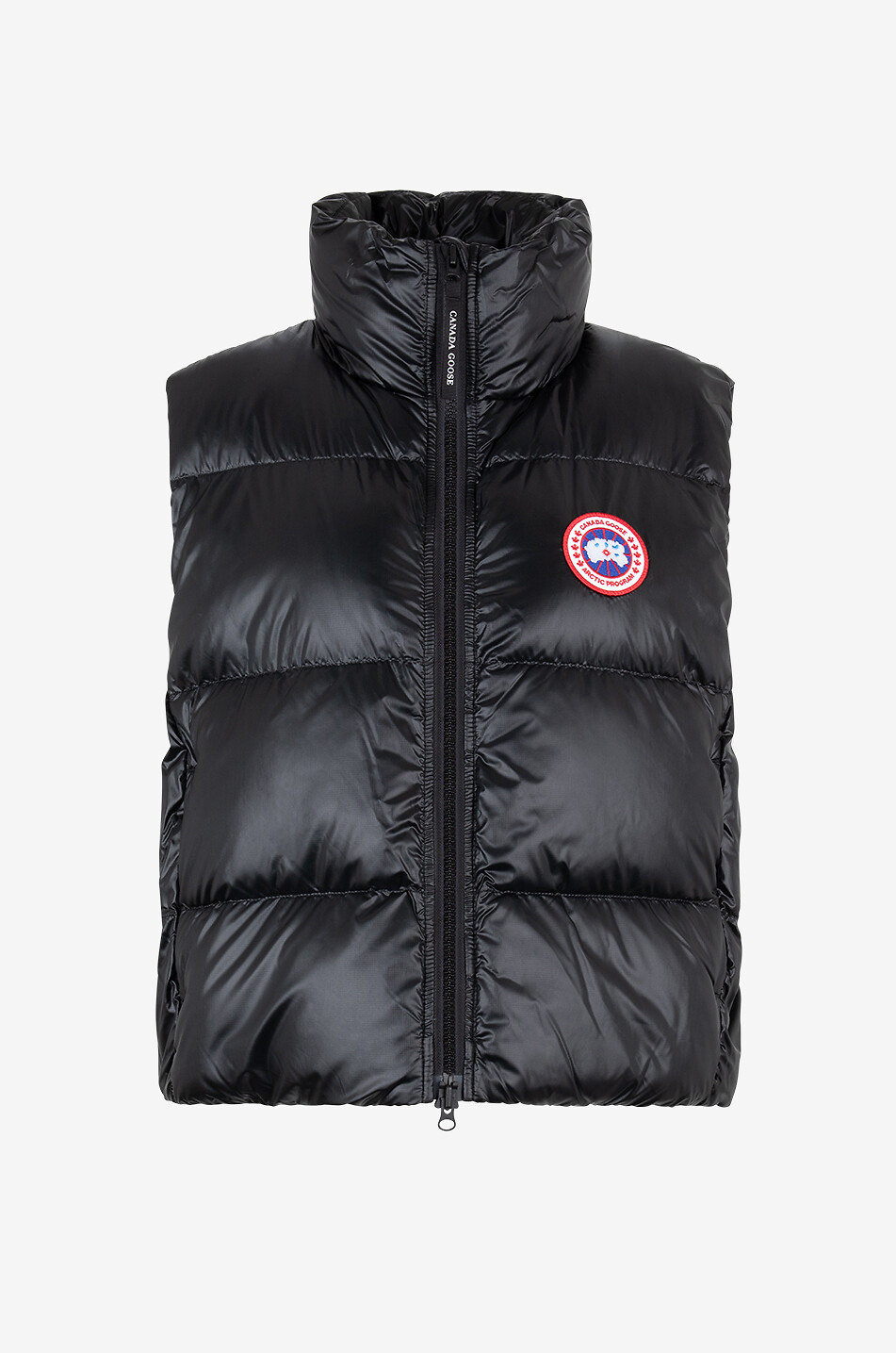 Cypress boxy down vest in ripstop