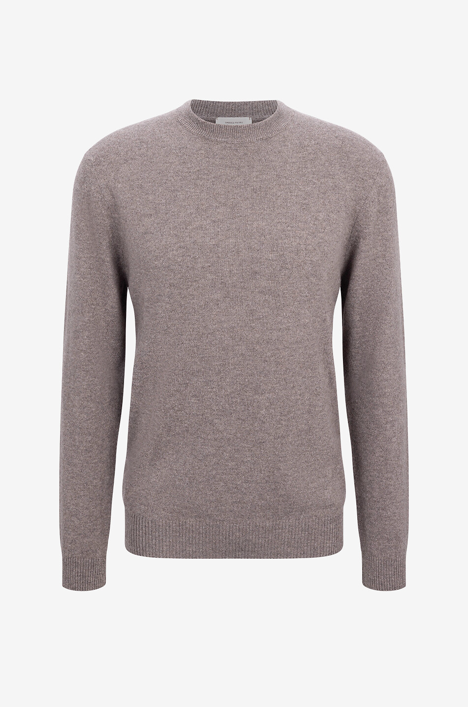 DANIELE FIESOLI Pullover mit Rundhalsausschnitt aus Kaschmir Herren BRAUN 1