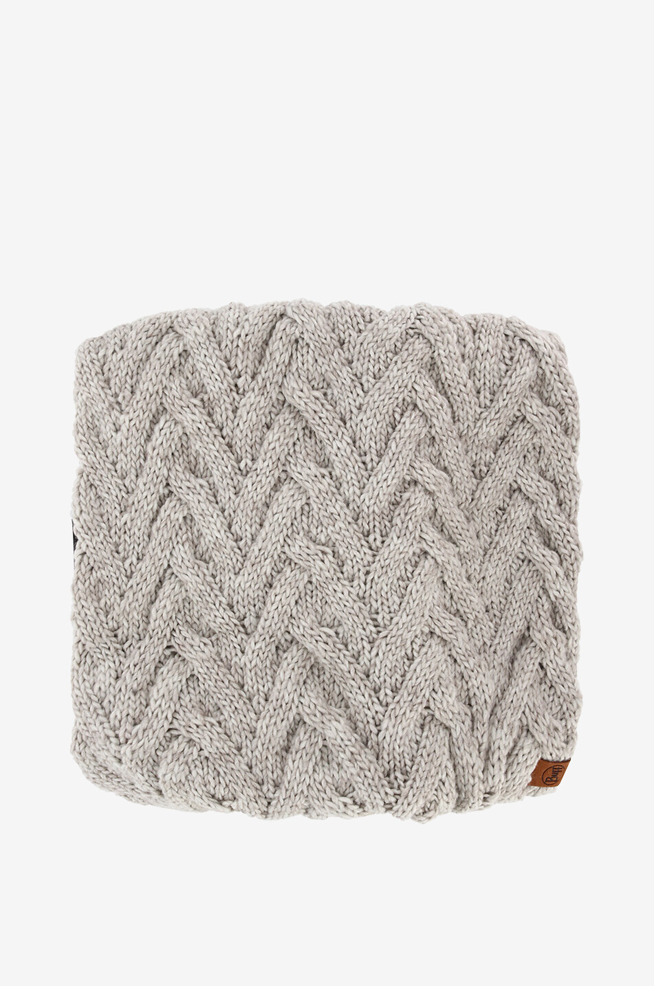 BUFF Caryn cable-knit neckwarmer with fleece lining Women EGGSHELL 1