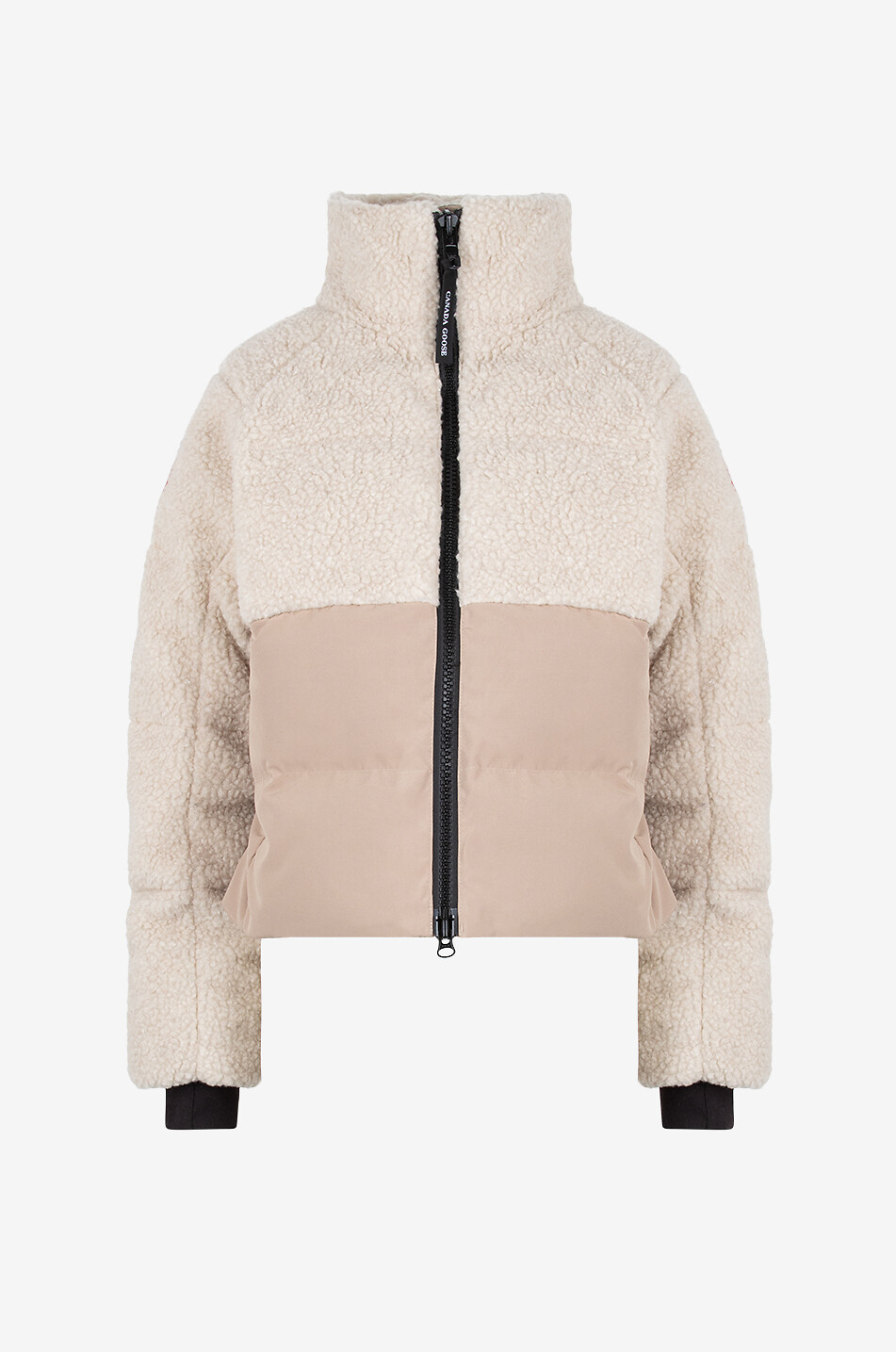 Veste matelassée courte bi-matière Elora