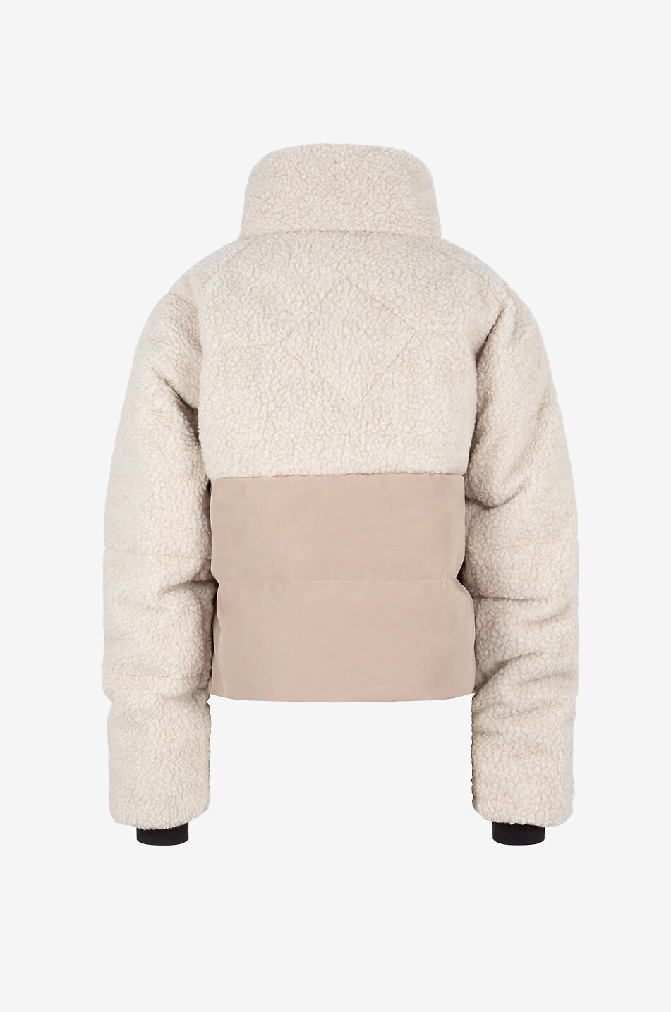 CANADA GOOSE Elora short bi-material quilted jacket Women Light beige 2