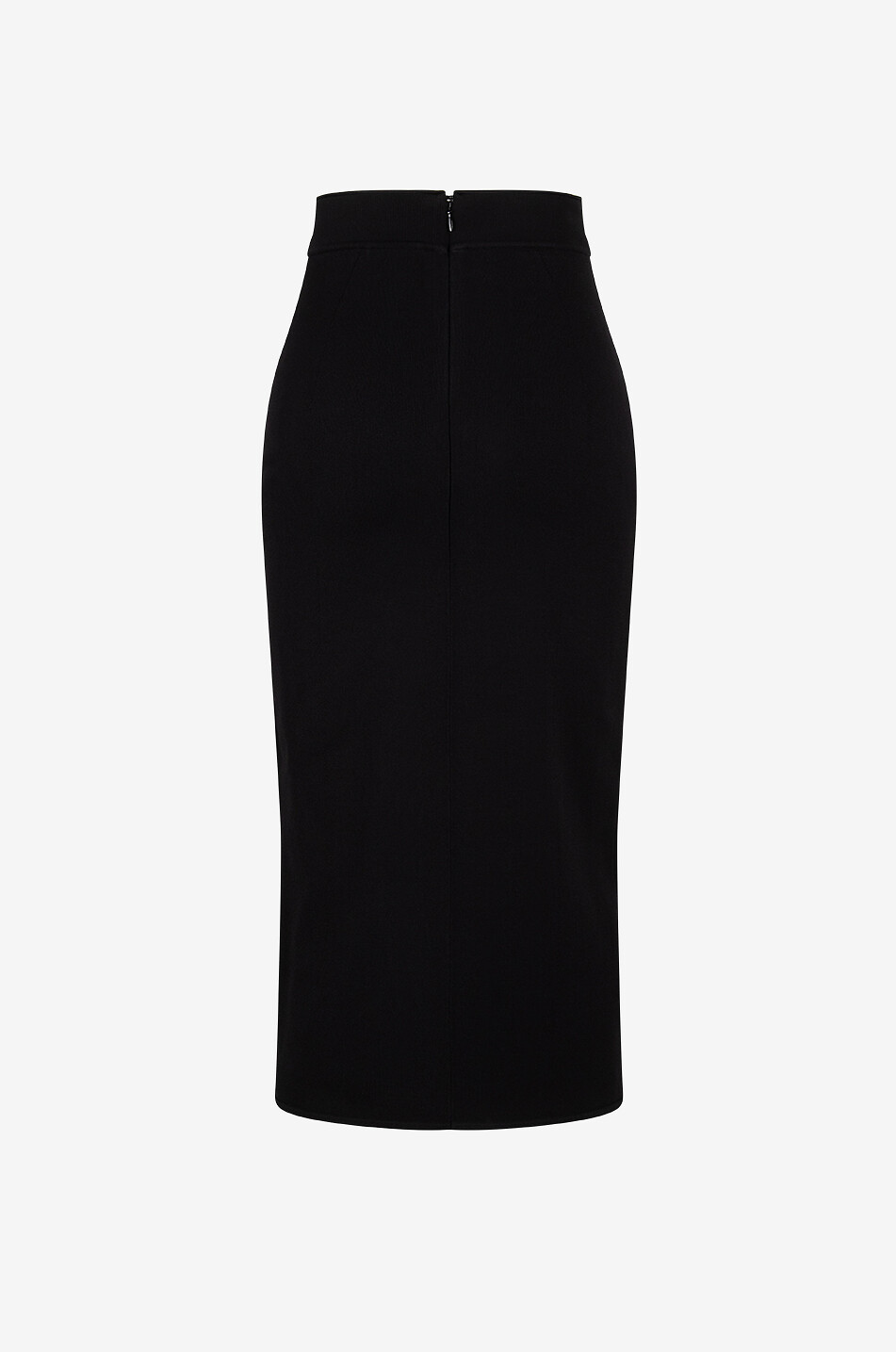 DOLCE & GABBANA Jupe crayon en maille Milano DG Femme NOIR 2