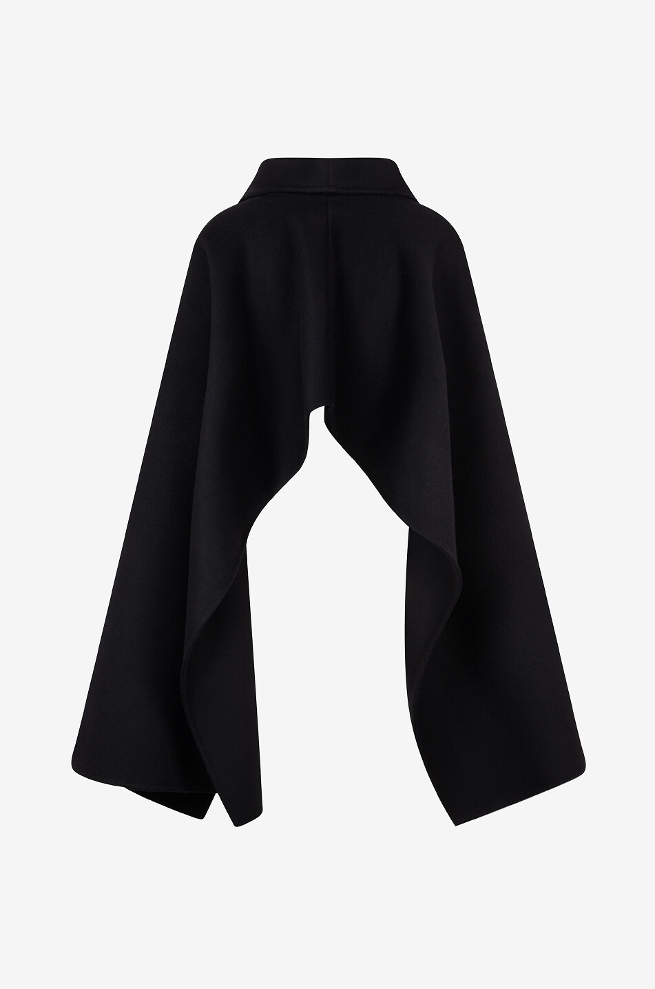 Kurzes Cape aus Kaschmir und Wolle