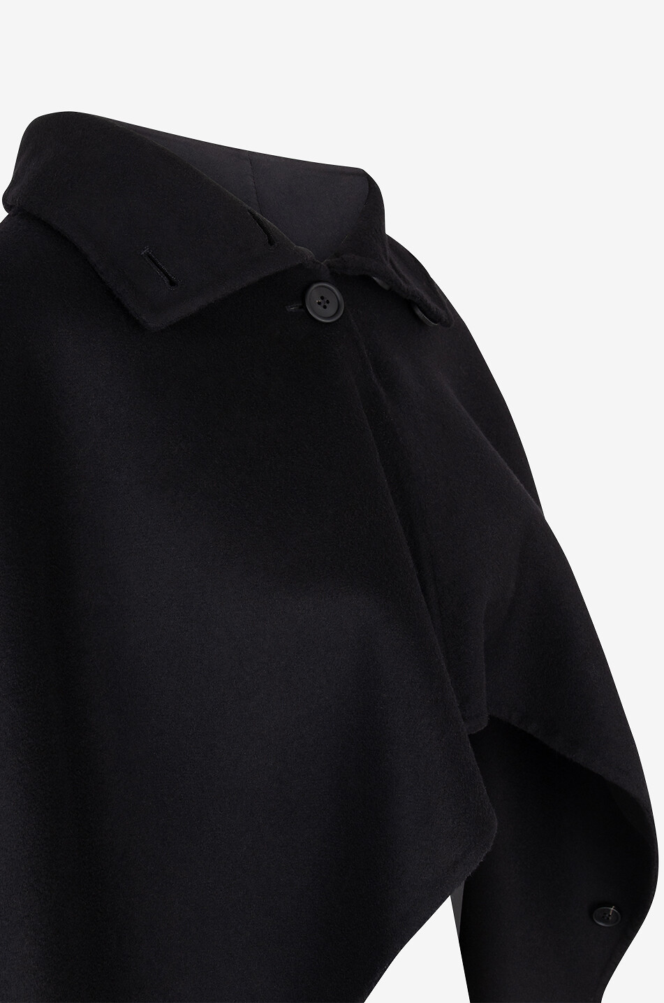 Kurzes Cape aus Kaschmir und Wolle