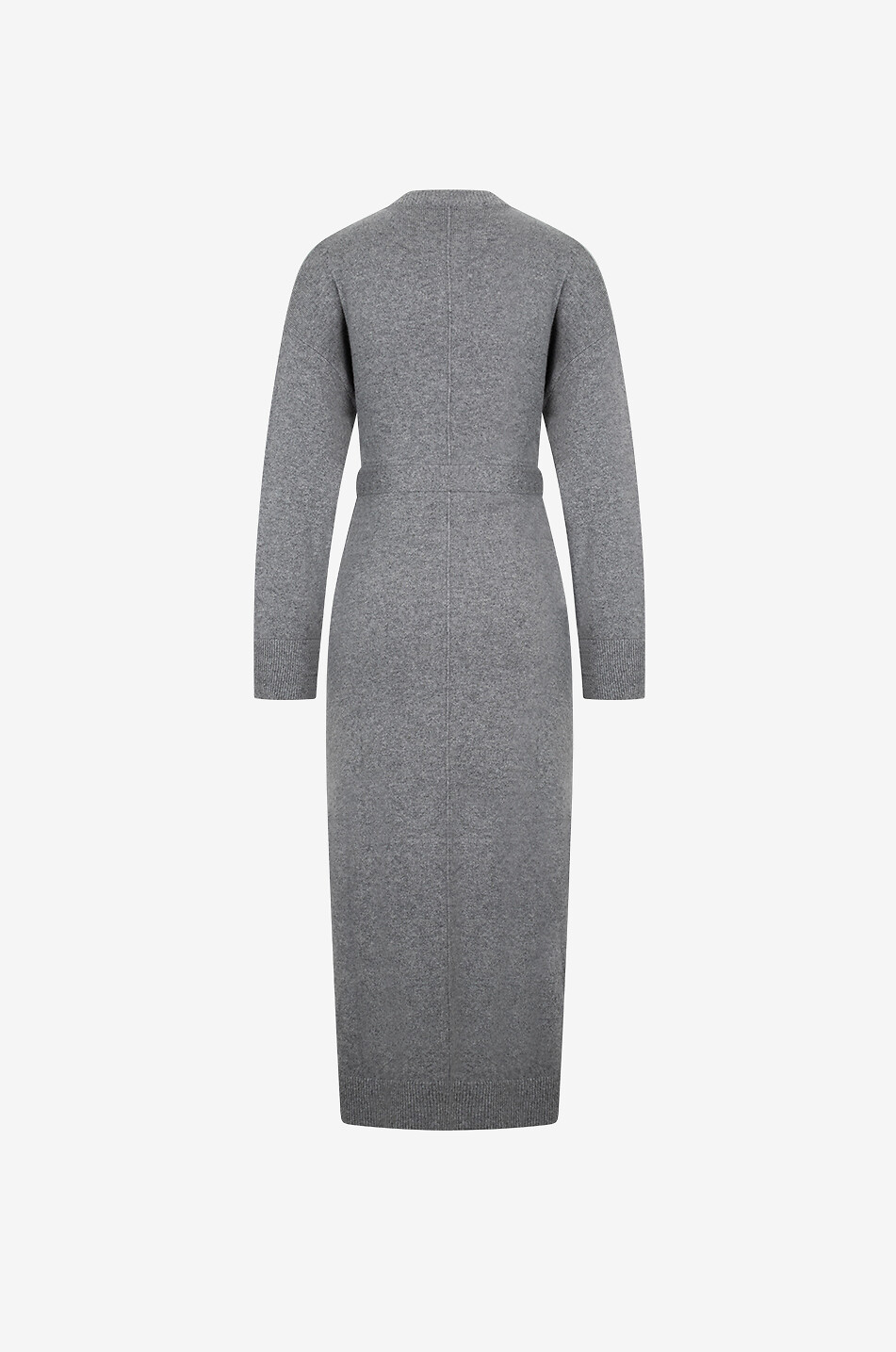 HEMISPHERE Cardigan long en cachemire Femme GRIS 2