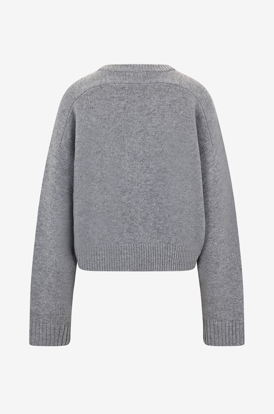 LOULOU STUDIO Bruzzi wool and cashmere round neck jumper Women GREY 2
