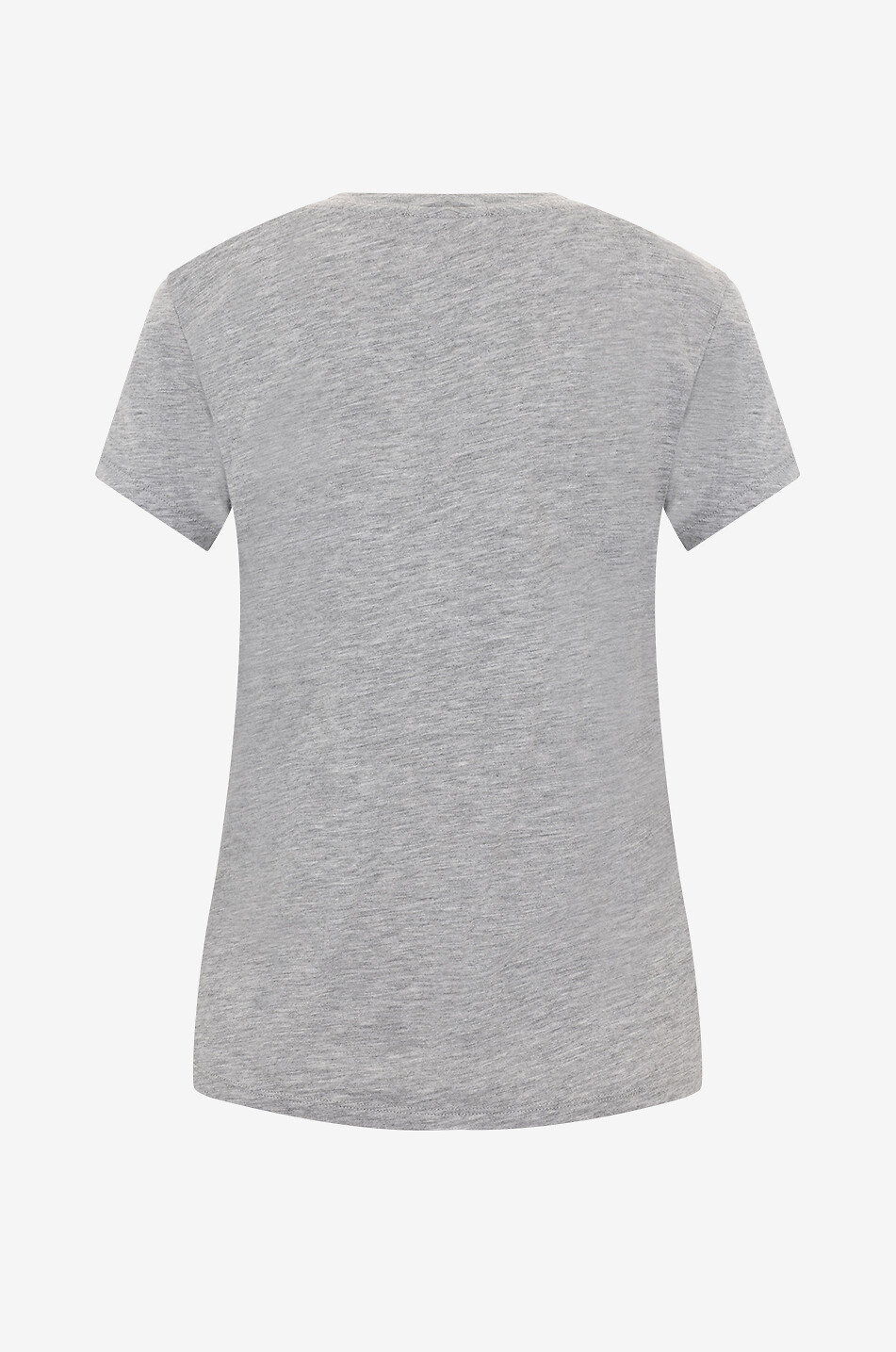 AMERICAN VINTAGE Kurzärmeliges T-Shirt aus Baumwolle und Viskose Jacksonville Damen GRAU 2