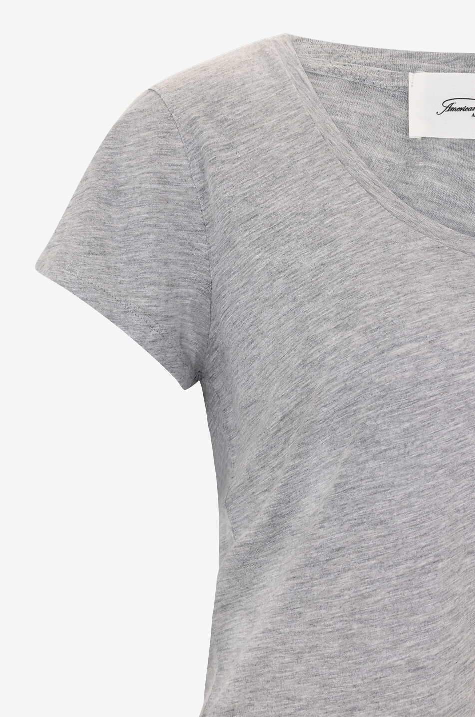 AMERICAN VINTAGE Kurzärmeliges T-Shirt aus Baumwolle und Viskose Jacksonville Damen GRAU 3