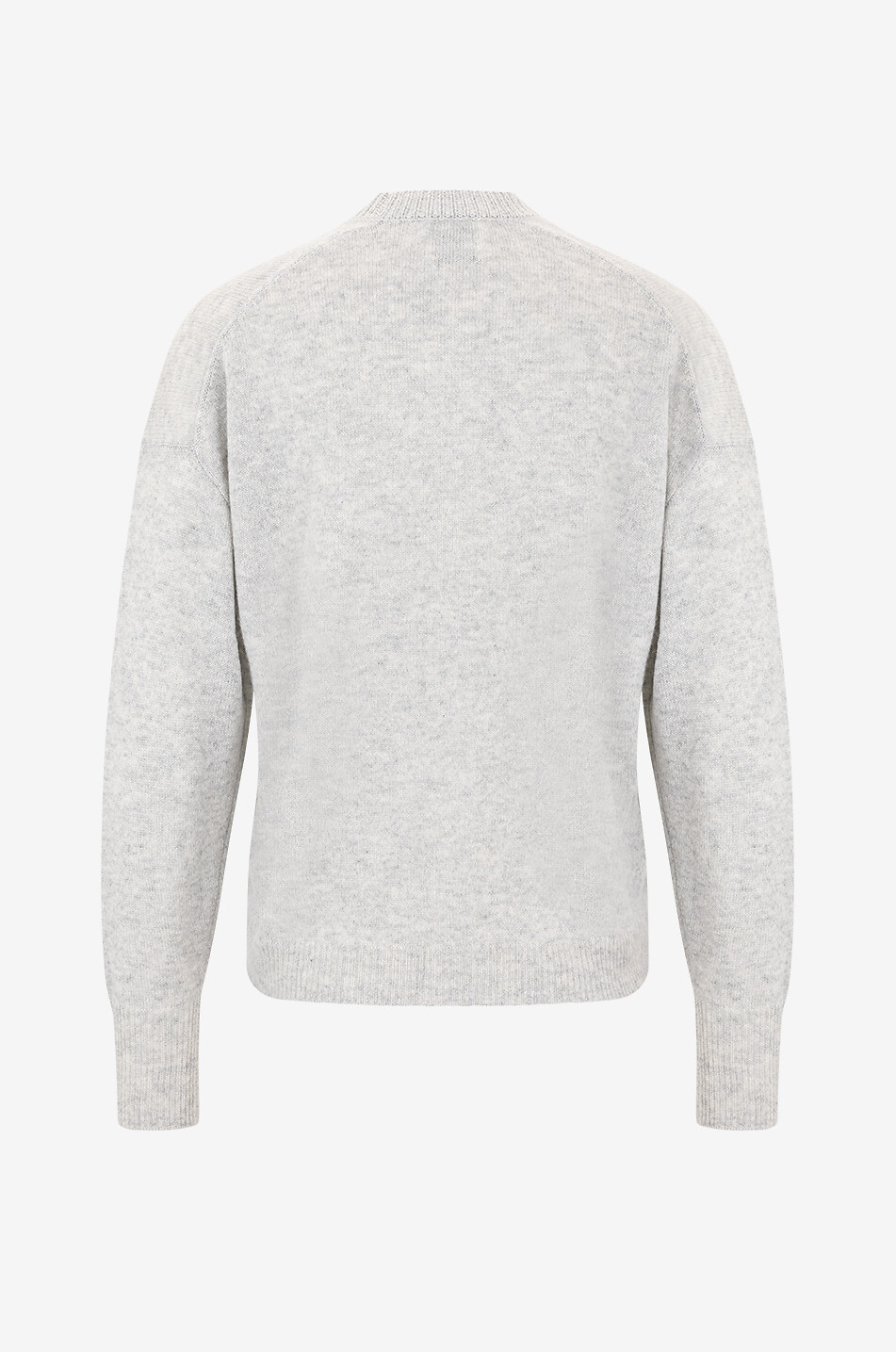 ALLUDE Cardigan boutonné à col V en cachemire Femme GRIS 2