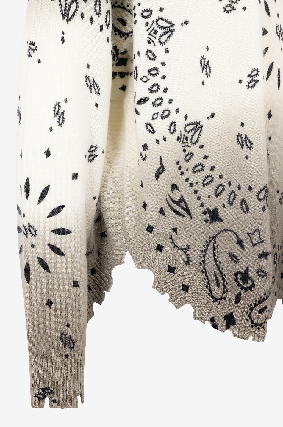 KUJTEN Pullover mit Rundhalsausschnitt aus Kaschmir Malo Damen KHAKI 3