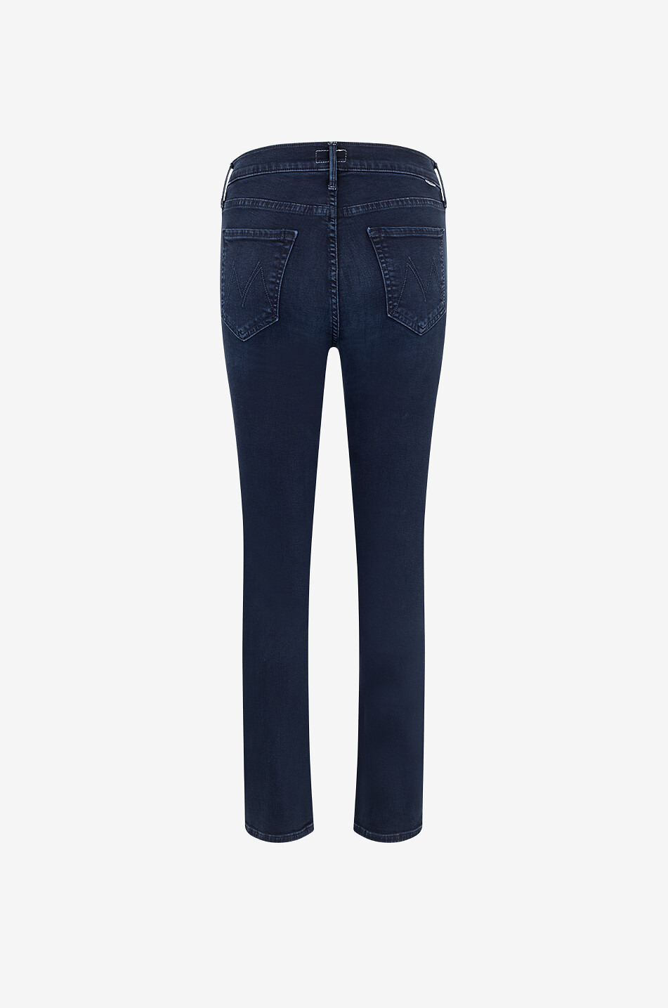 MOTHER Jean slim en coton The Mid Rise Dazzler Ankle Femme BLEU 2