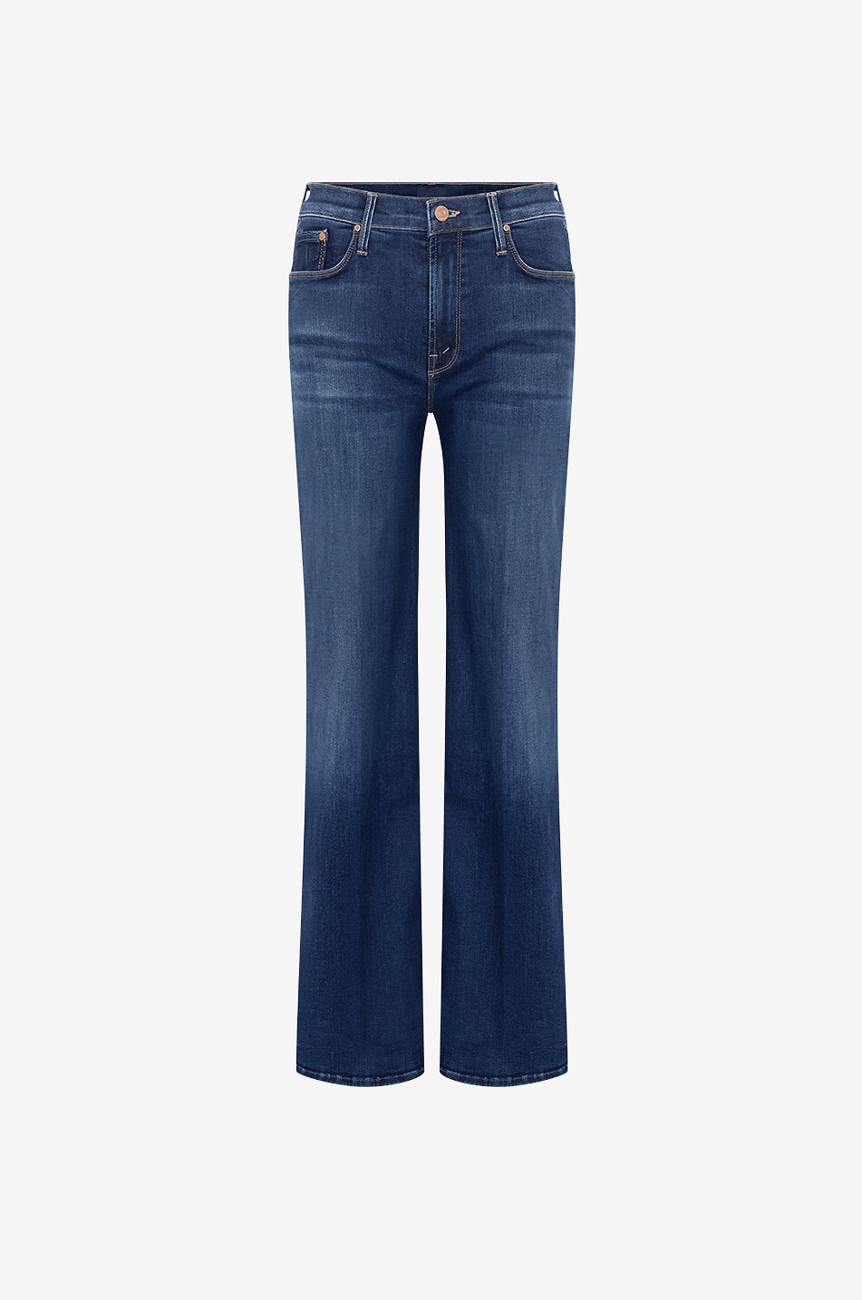 The Twister Sneak cotton wide-leg jeans