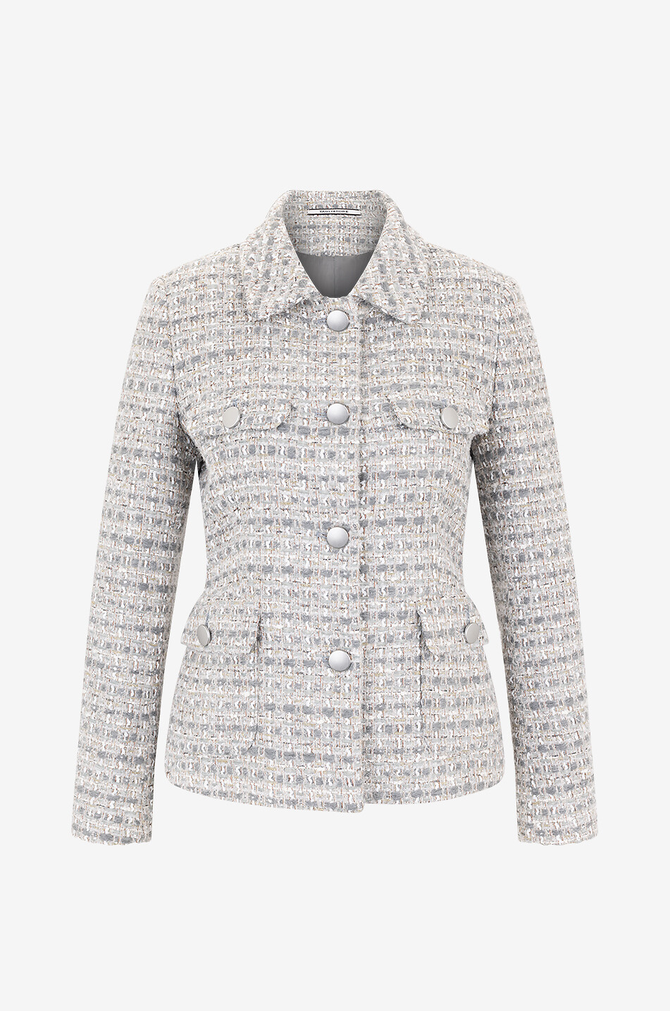 Kurze Kostümjacke aus Tweed India