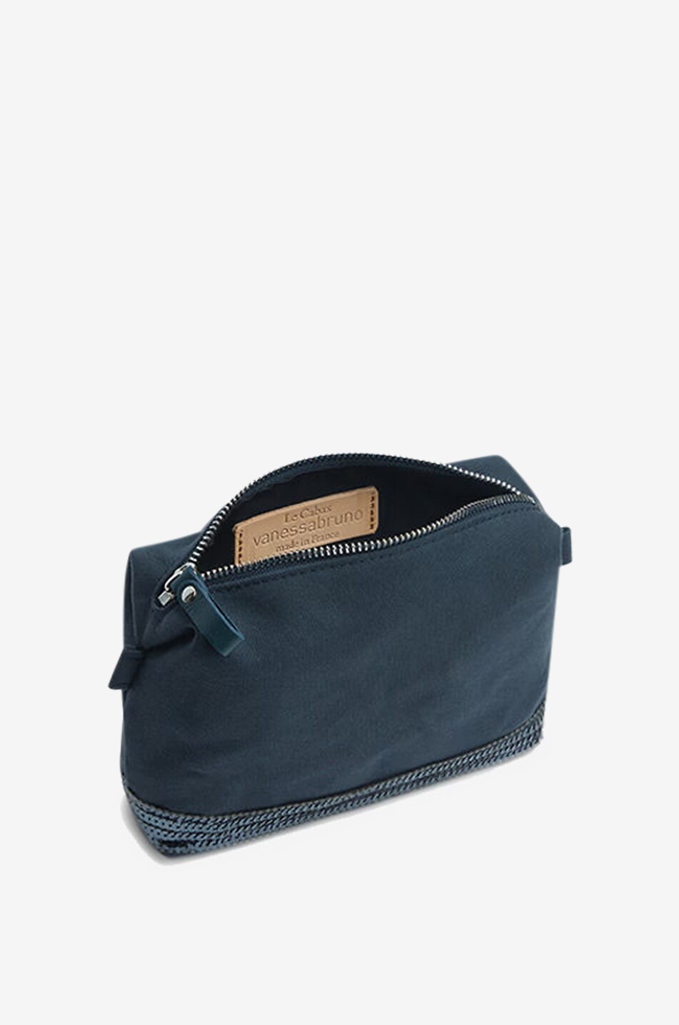 VANESSA BRUNO Trousse en toile et sequins Petit Femme BLEU FONCE 3