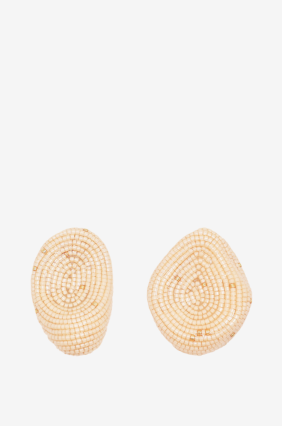 SUSANA VEGA Boucles d'oreilles asymértriques Nully Femme BLANC CASSE 1