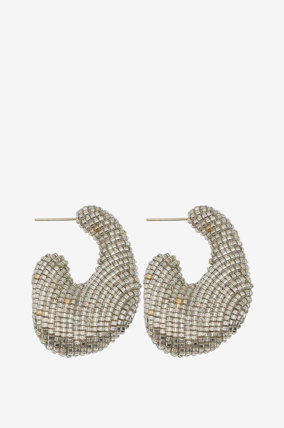 Boucles d'oreilles en perles de verre Aria Hoops