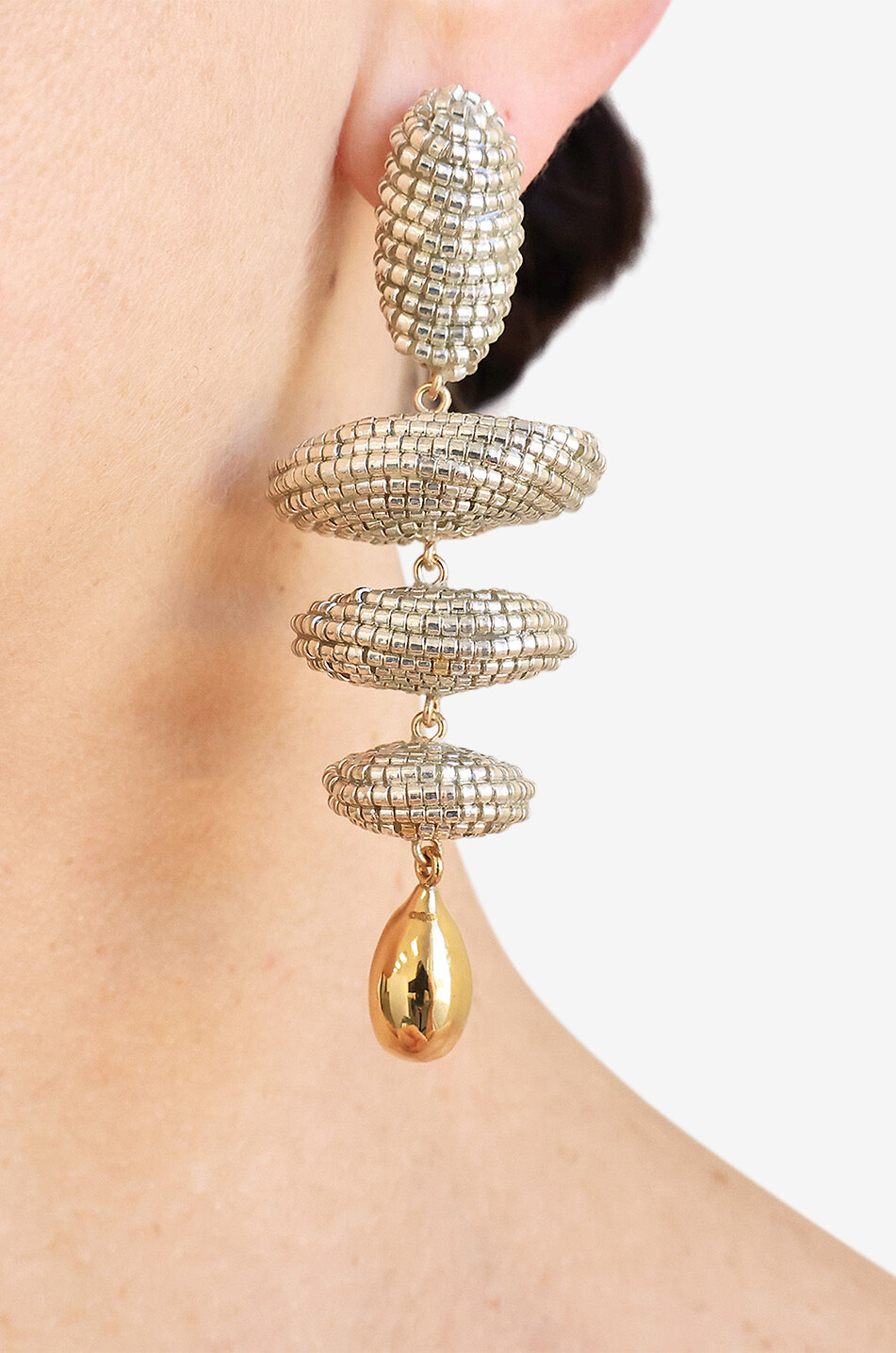 SUSANA VEGA Boucles d'oreilles pendantes Amelí Femme ARGENT 2