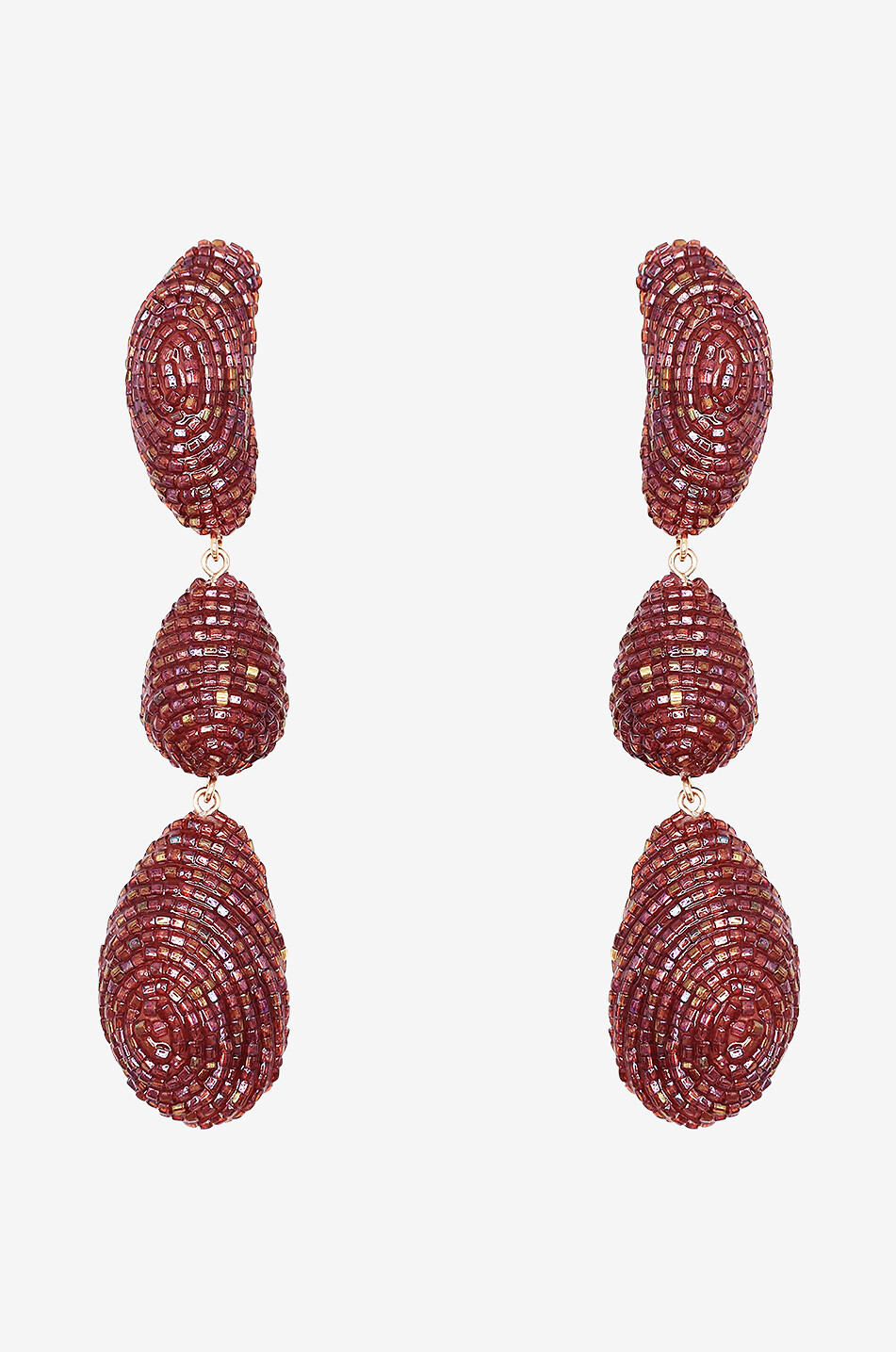 Lapis ear danglers
