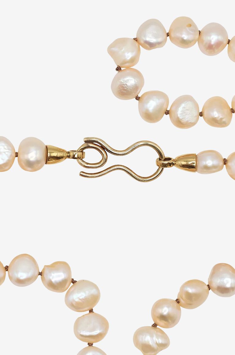 SUSANA VEGA La Perla pearl necklace Women EGGSHELL 2