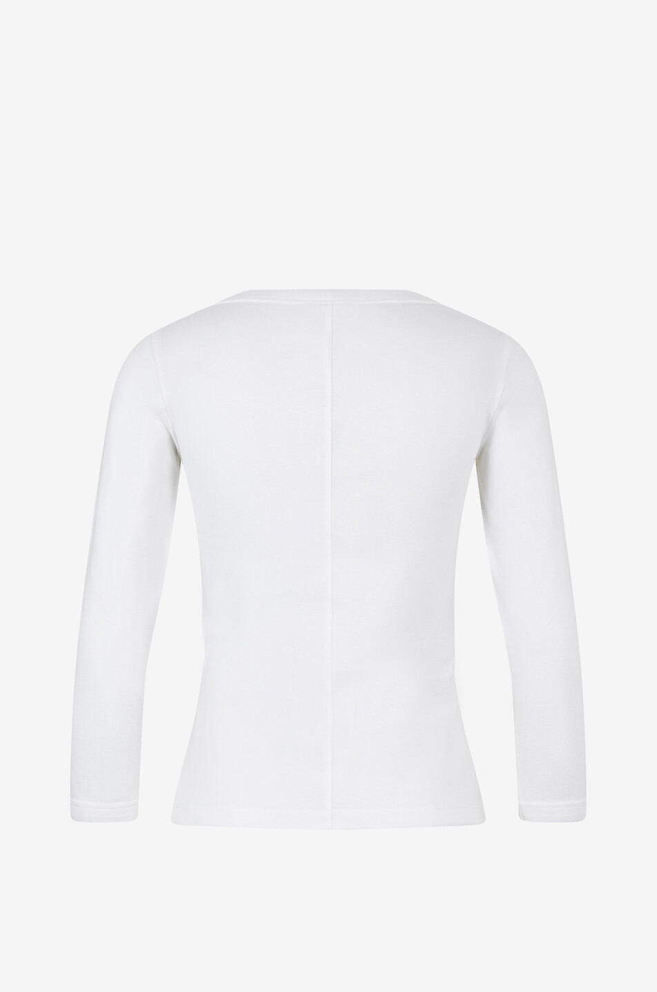 FLORE FLORE Steffi fitted long-sleeved boat-neck T-shirt Women WHITE 2