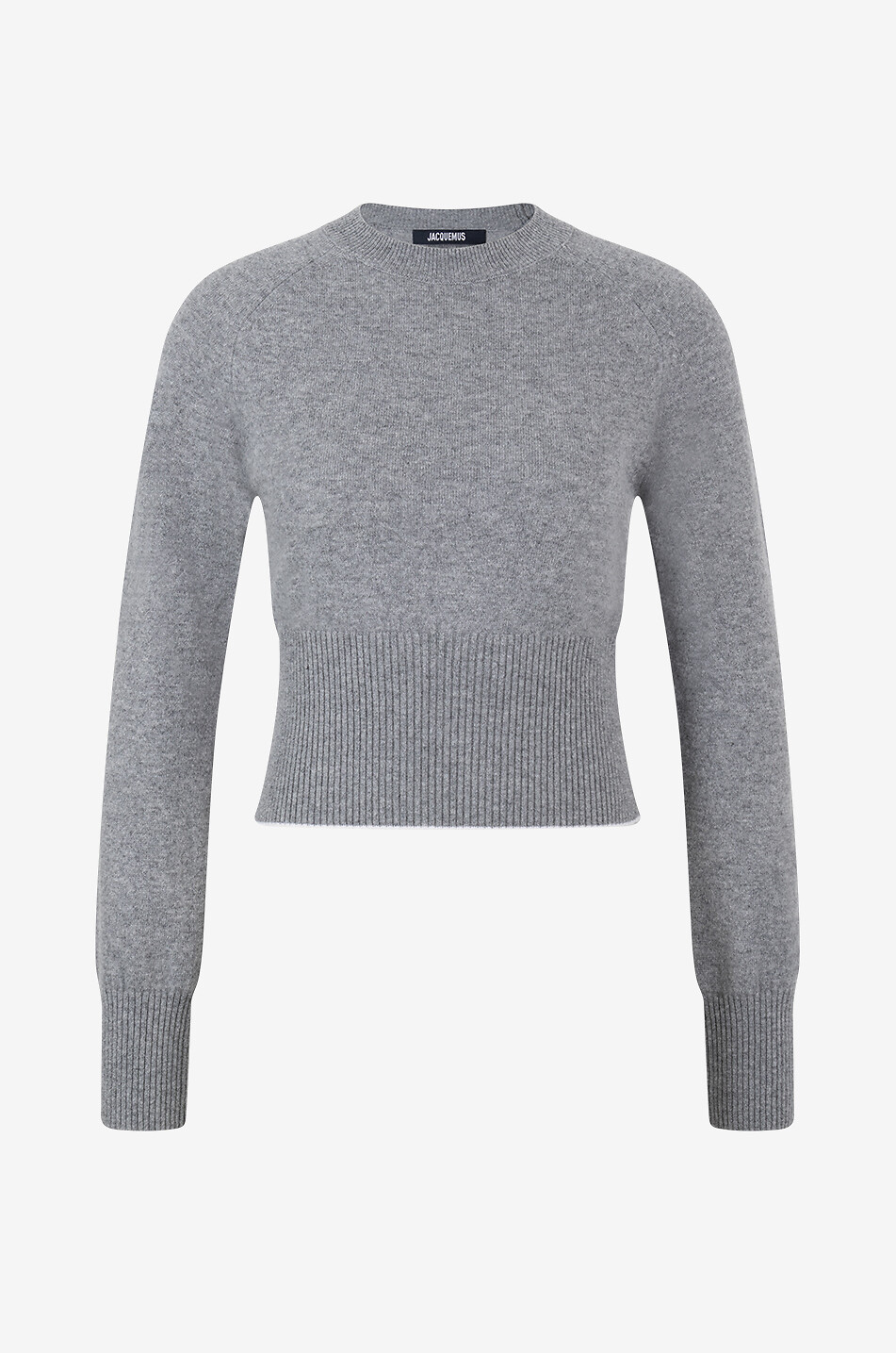 La Maille Soglia cropped fitted cashmere crewneck jumper