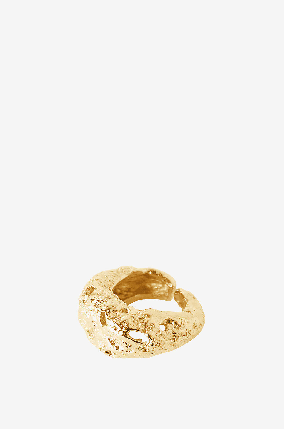 PAOLA SIGHINOLFI Bague épaisse texturée Galia Femme DORE 1