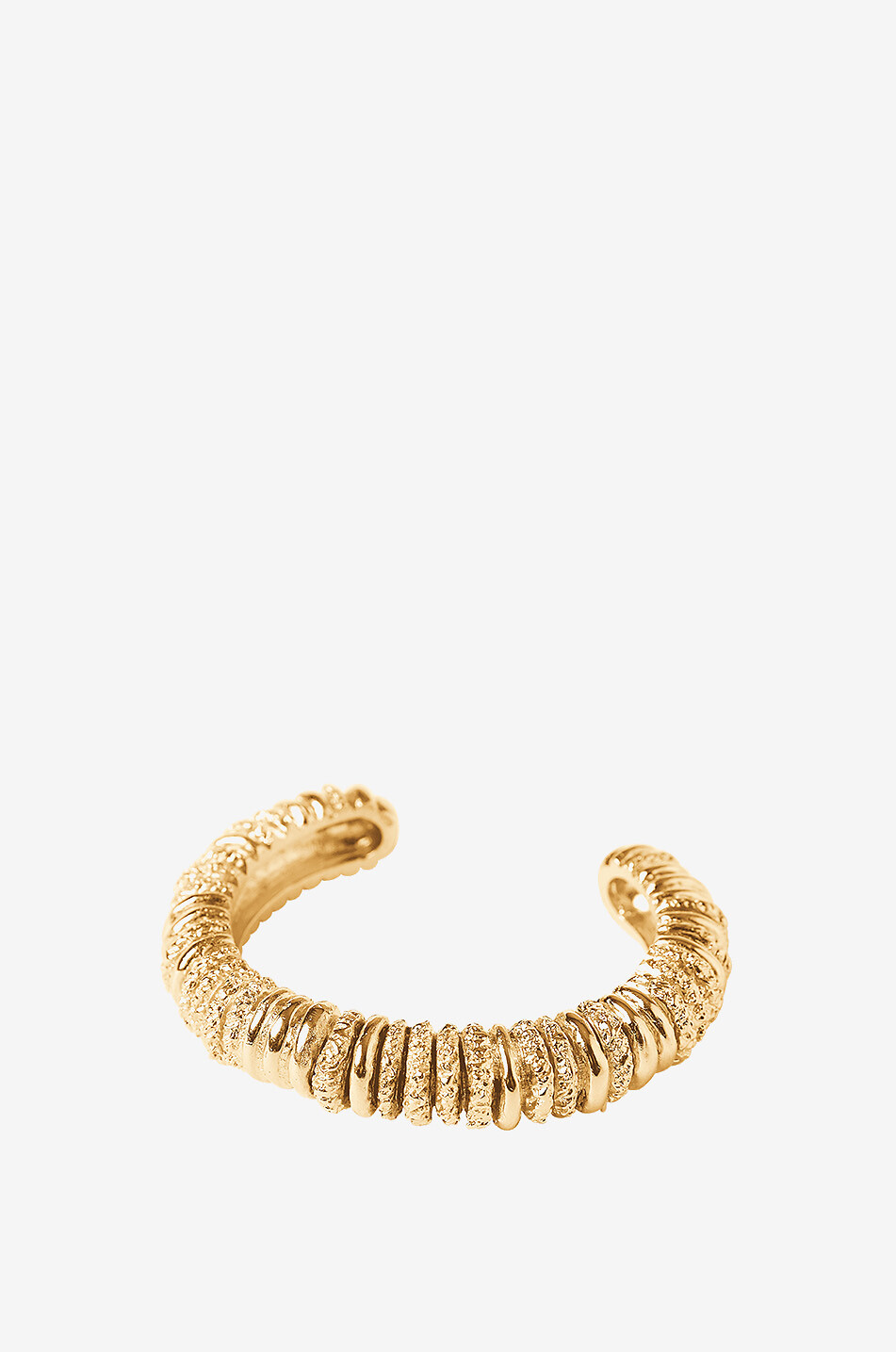 PAOLA SIGHINOLFI Texturierter goldener Armreif Capital Damen GOLDEN 2