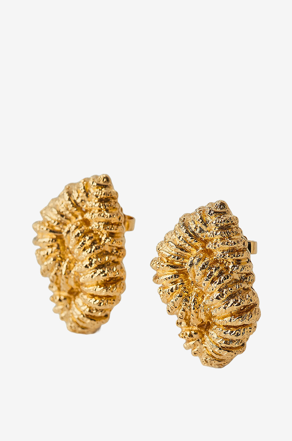PAOLA SIGHINOLFI Loto gold-tone stud earrings Women GOLDEN 2