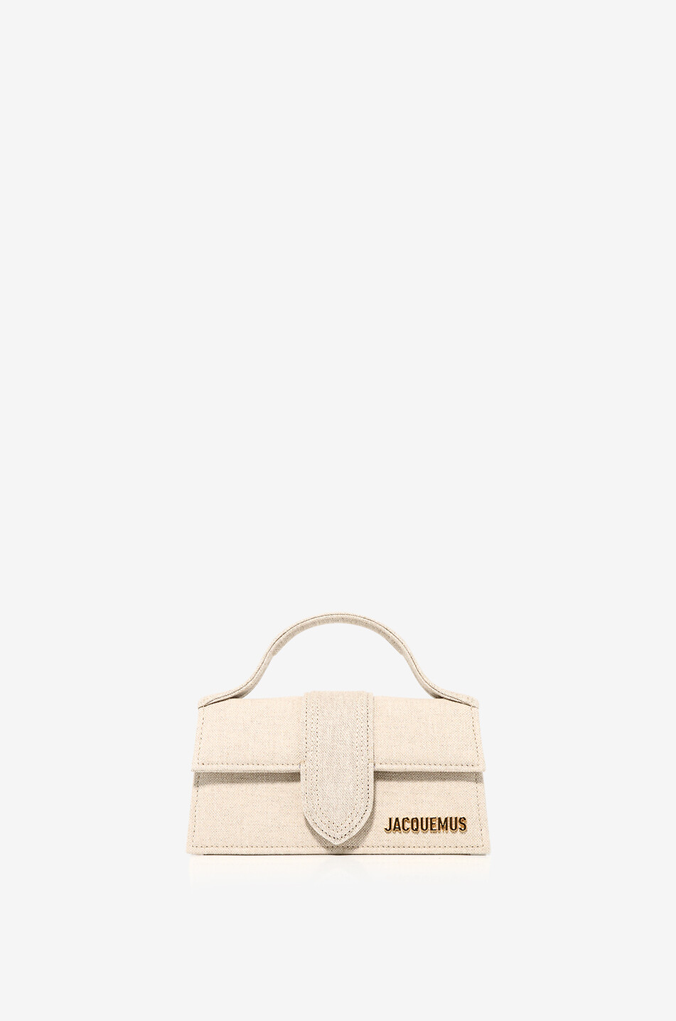 Mini sac a main en lin Le Bambino JACQUEMUS Bongenie