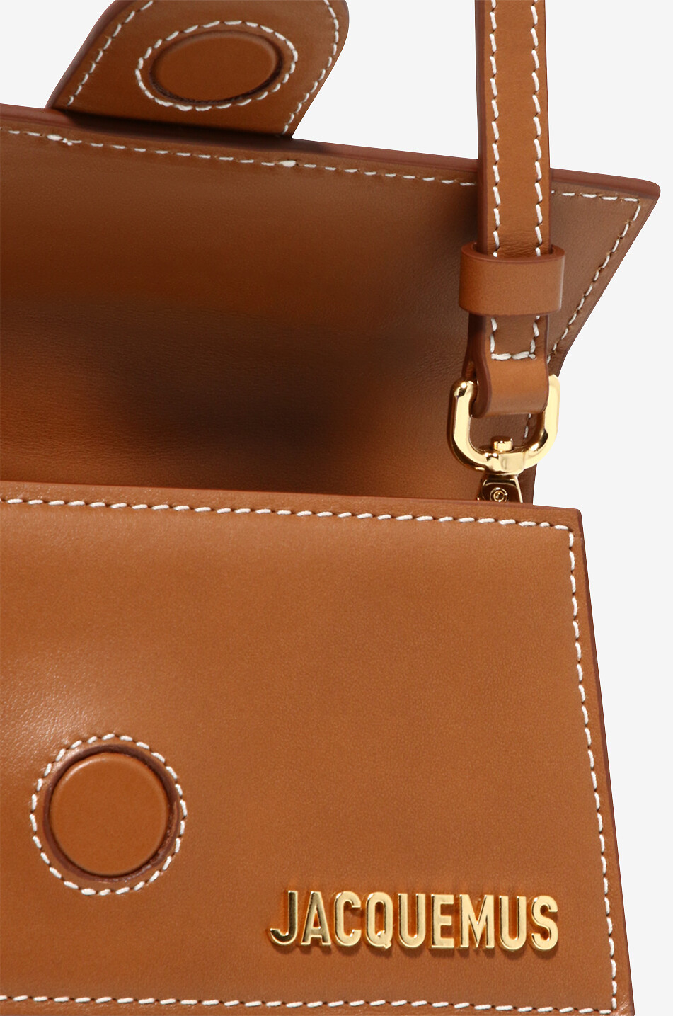 JACQUEMUS Mini-Handtasche aus Glattleder Le Bambino Damen BRAUN 5
