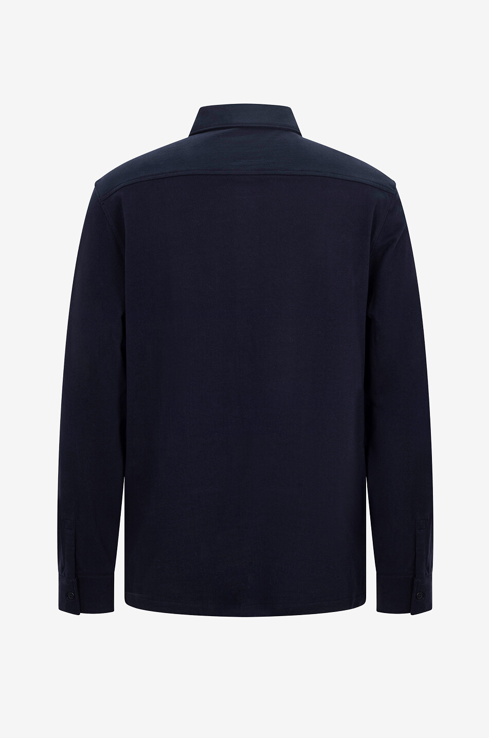 Chemise à manches longues en jersey suédé