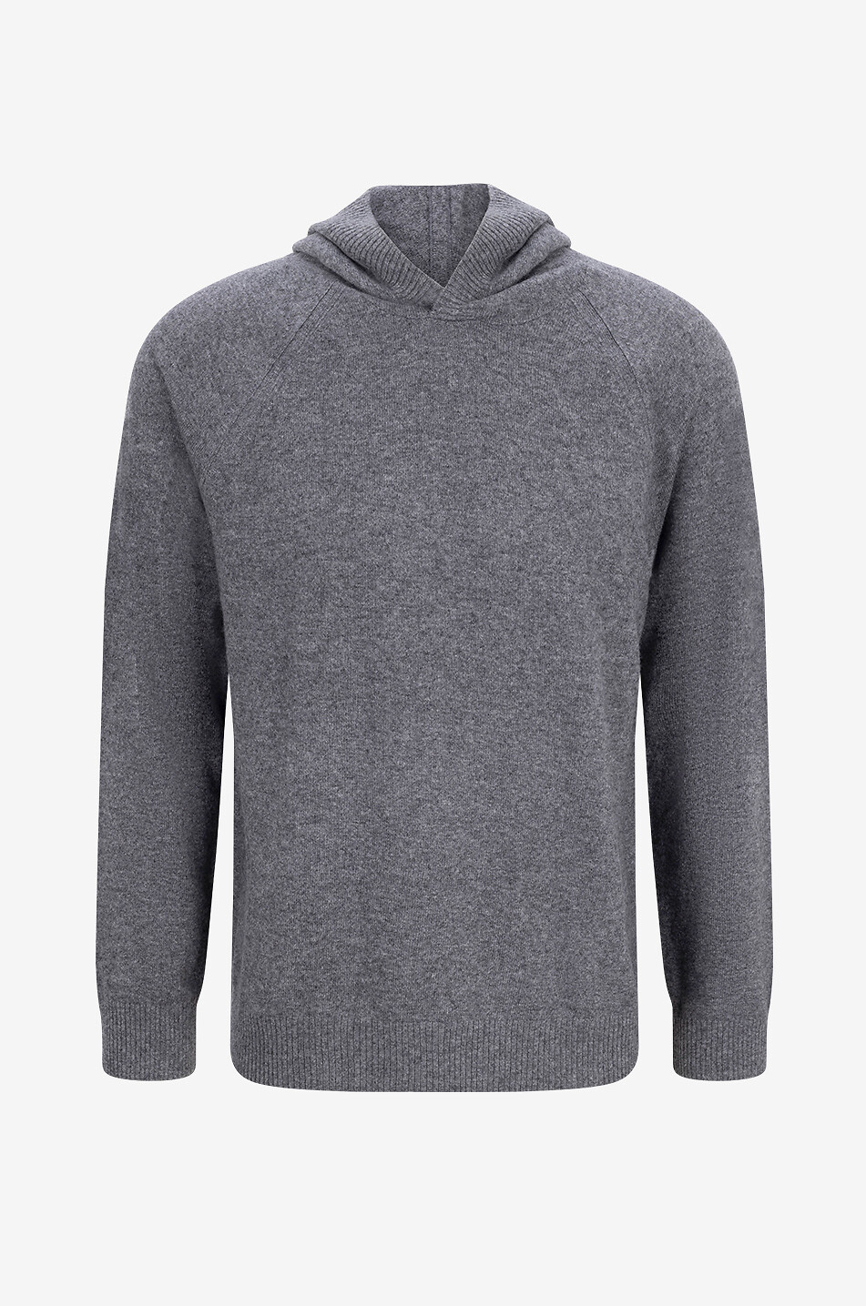 Sweatshirt mit Kapuze aus Wolle und Kaschmir