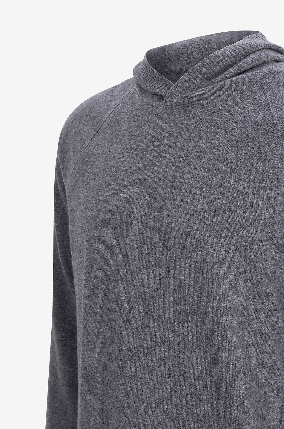 VINCE Sweatshirt mit Kapuze aus Wolle und Kaschmir Herren MITTELGRAU 5